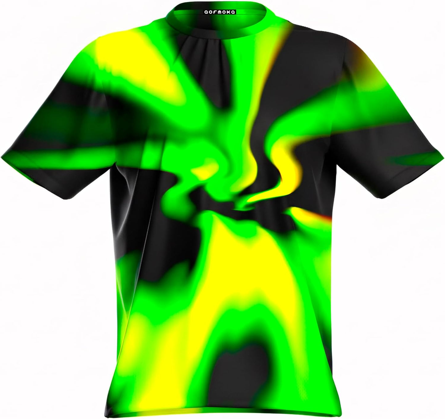 Neon T-Shirt Party Splatter Glow Blacklight UV Reactive Rave Handmade Art Tee Sport Top Workout Shirt Women Unisex Men Design