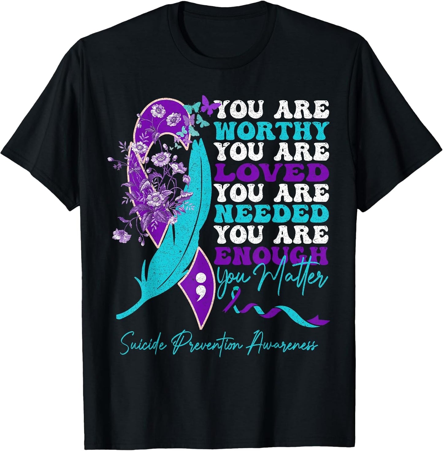 Suicide Prevention Awareness positive motivational