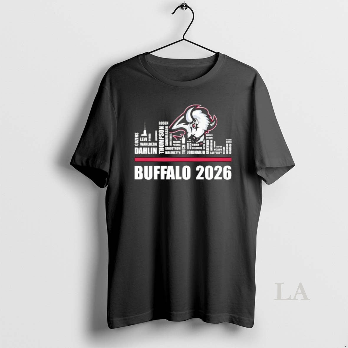 Original 2026 Buffalo Sabres Hockey All Names City Thank You For The Memories Skyline
