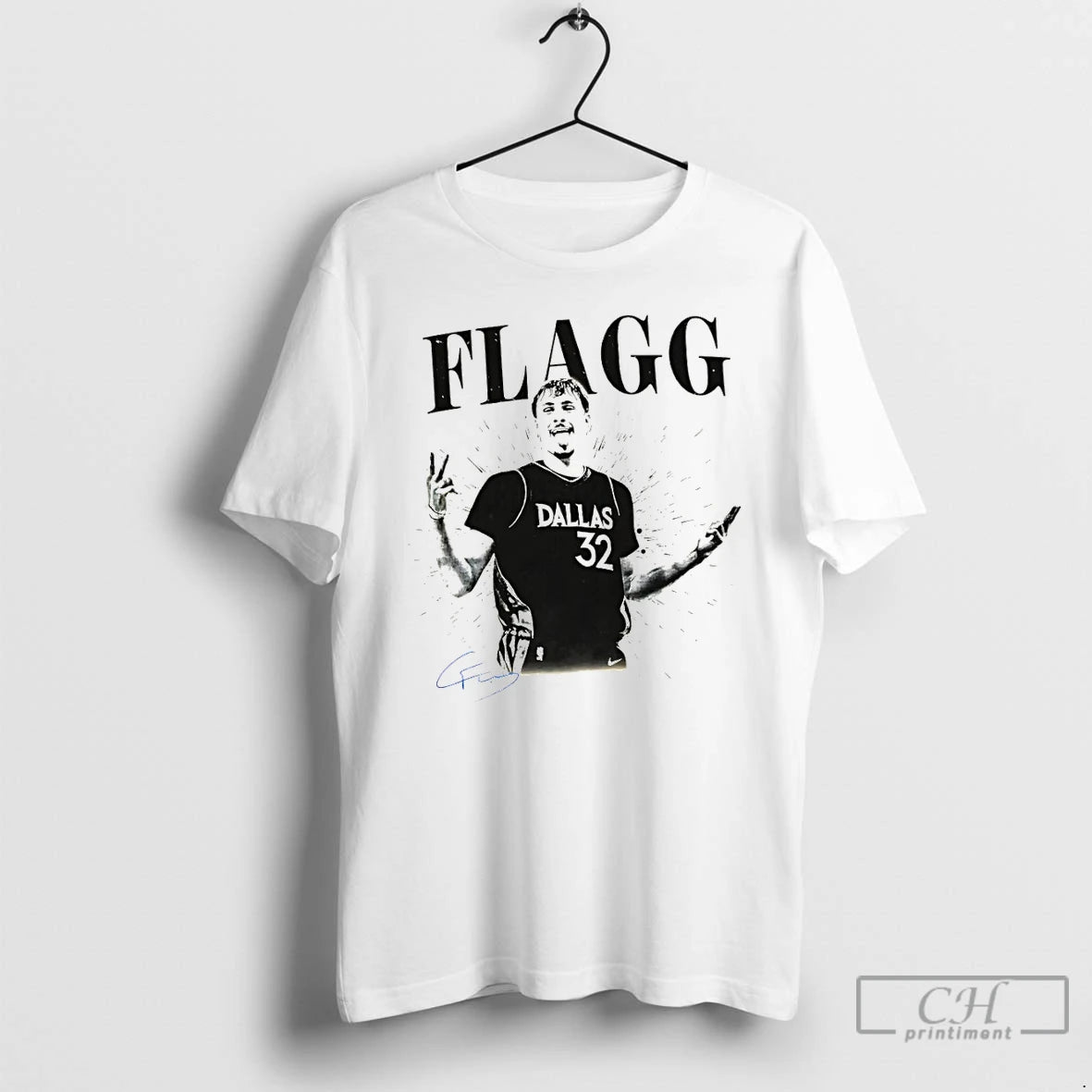 Premium Cooper Flagg Celebration Dallas Mavericks Basketball Nba Signature