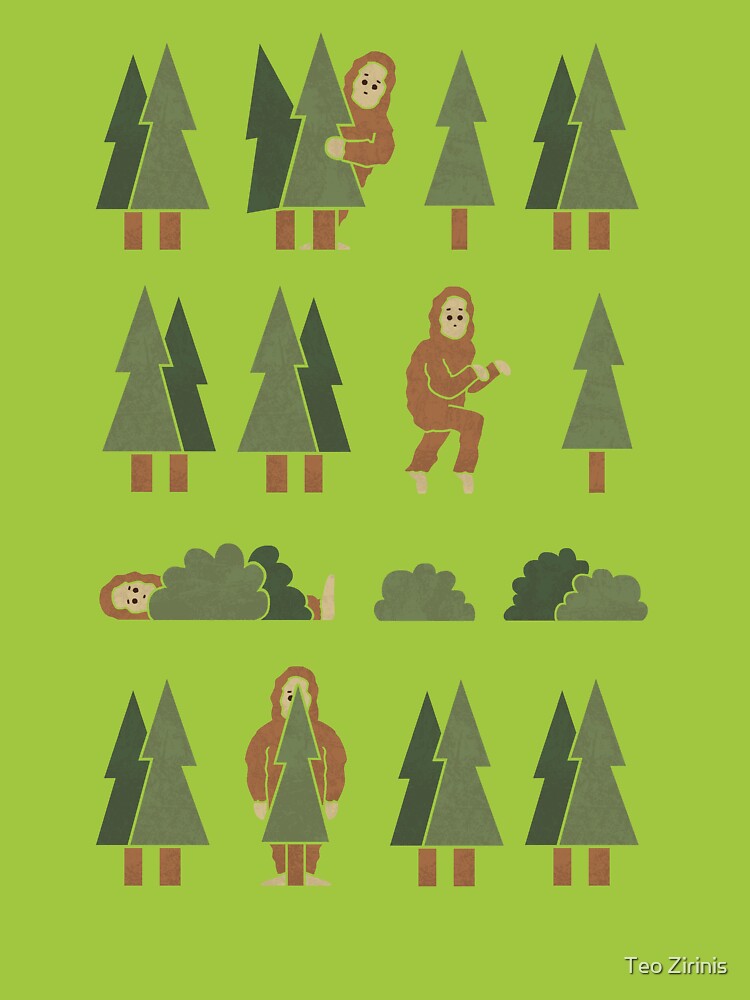 Bigfoot Forest by HandsOffMyDinosaur