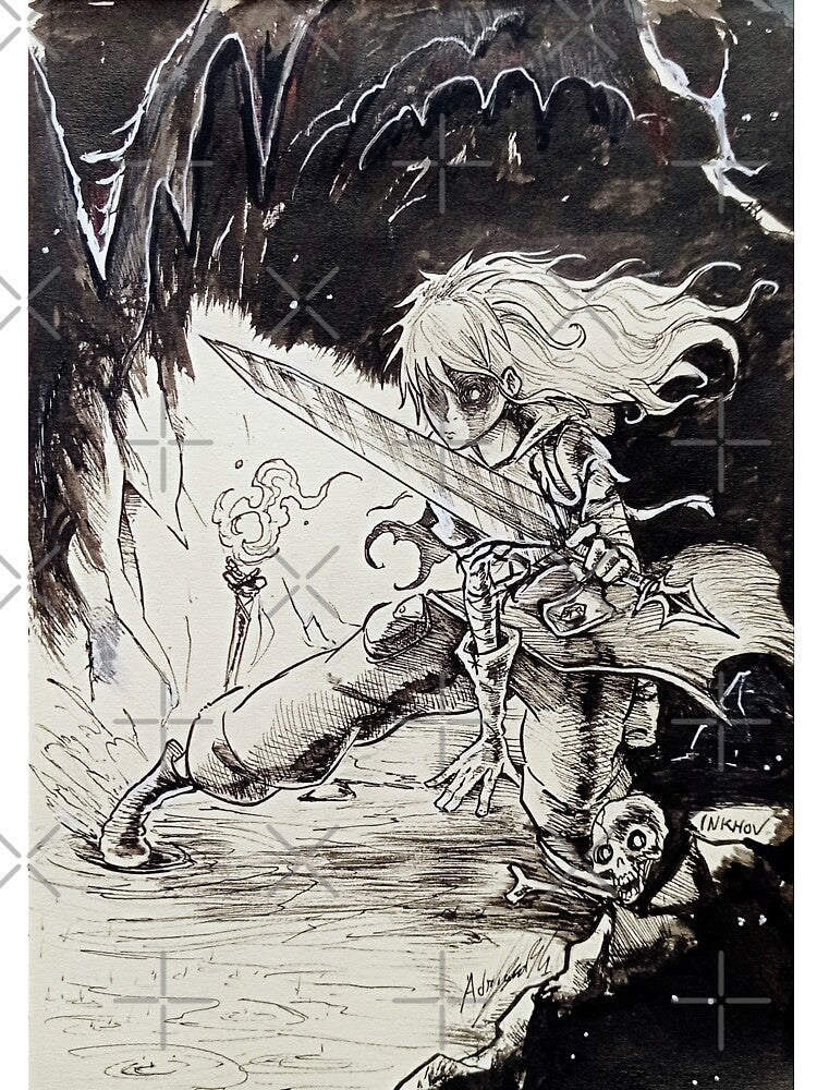 Warrior woman by Inkhov Art