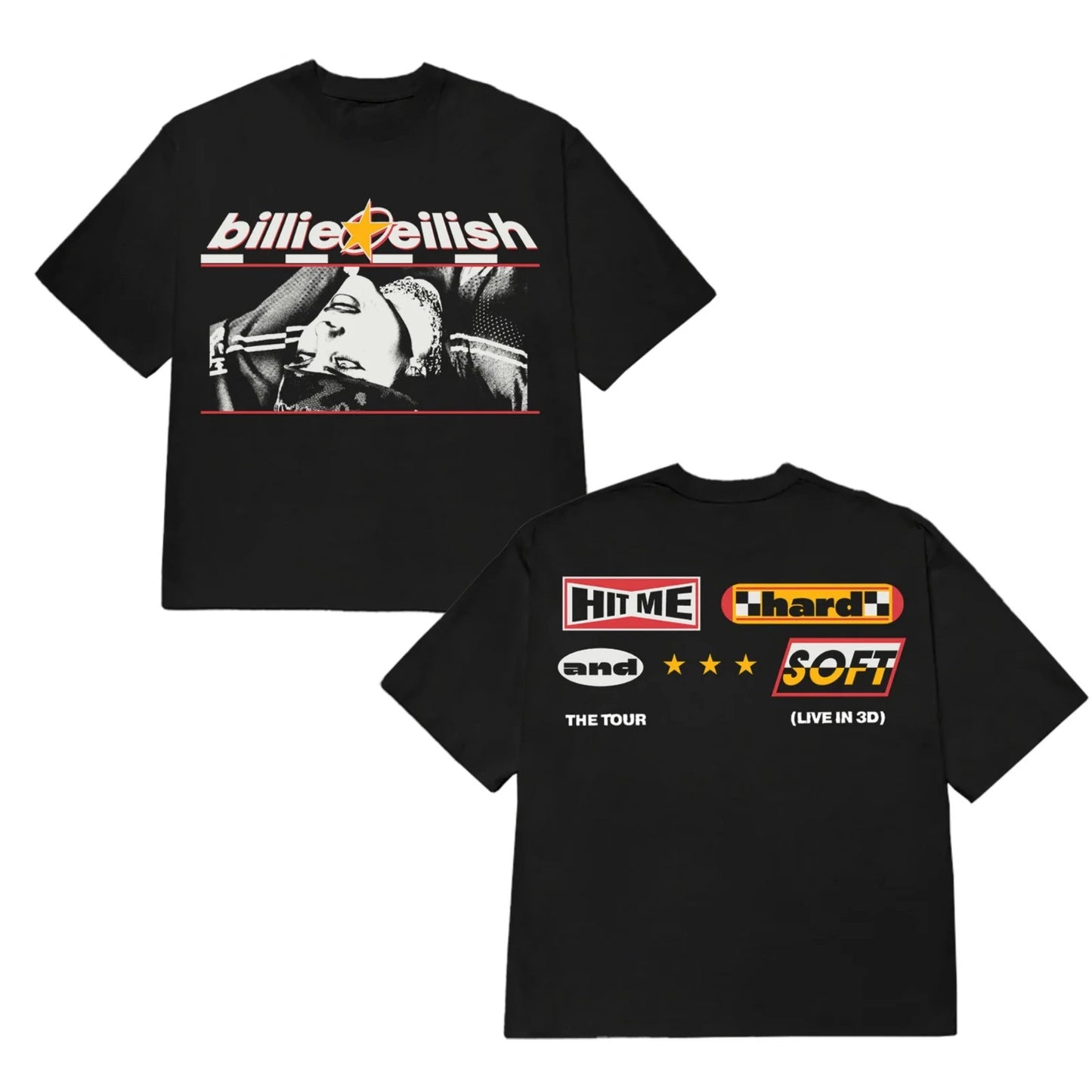 Billie Eilish HIT ME HARD AND SOFT Live in 3D T-shirt S-5XL