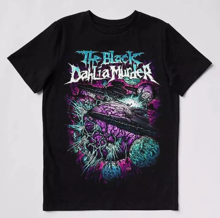 Vtg The Black Dahlia Murder Band T Shirt For Fans Cotton Full Size Unisex BT748