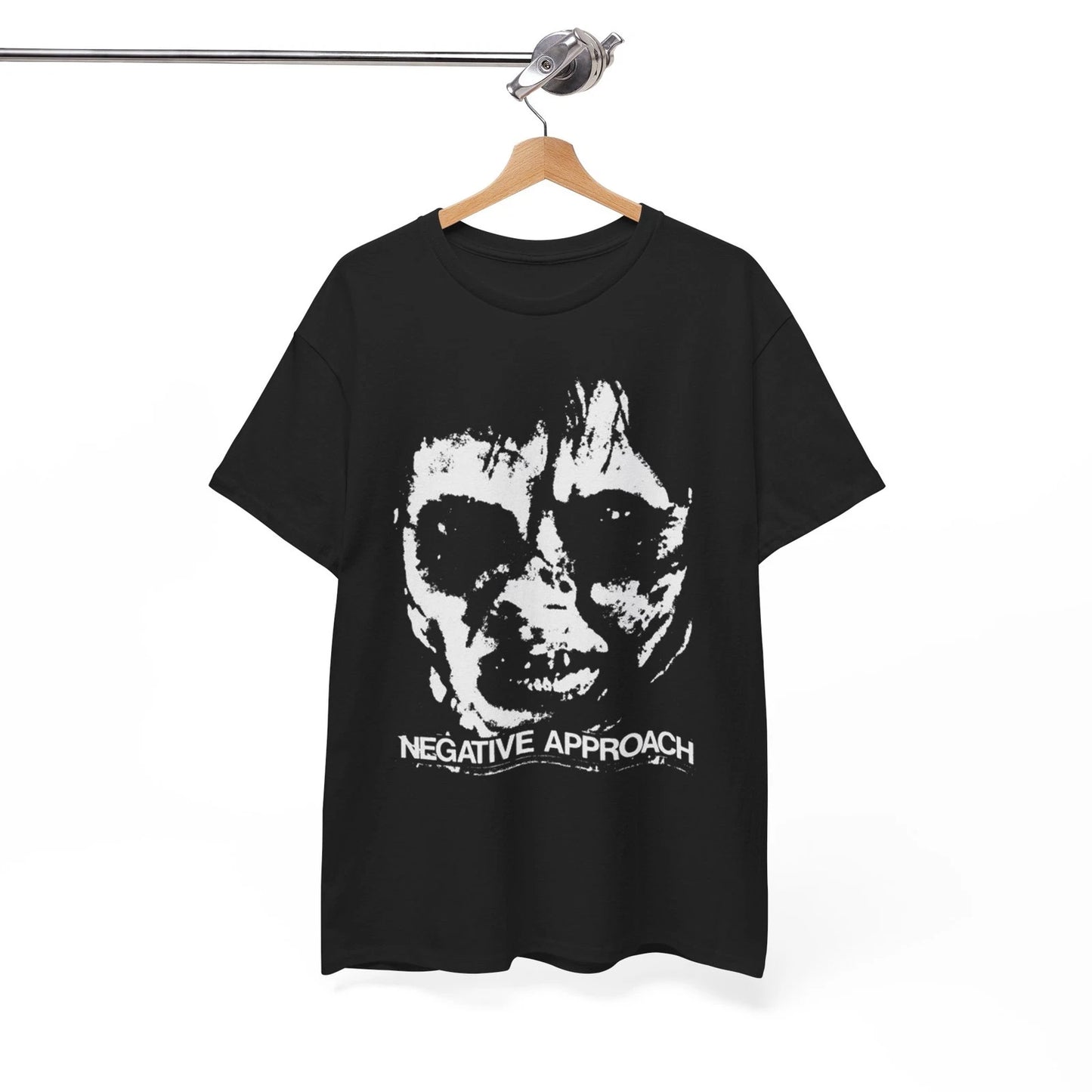 Negative Approach Hardcore Punk Band Black T-shirt Unisex Tee