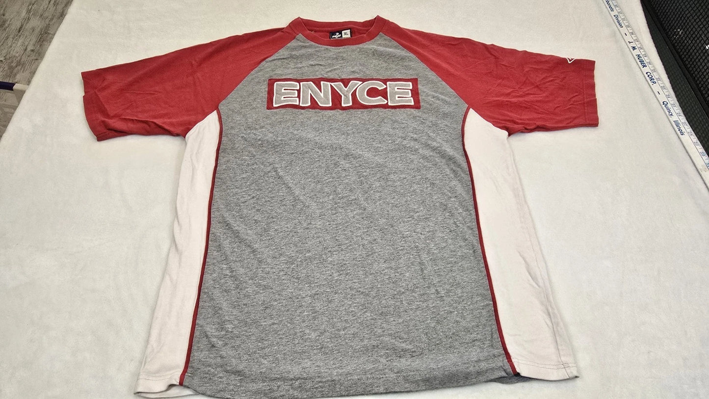 Vtg Y2K Enyce Baggy T Shirt Embroidered XL Street Wear 2000s Hip Hop