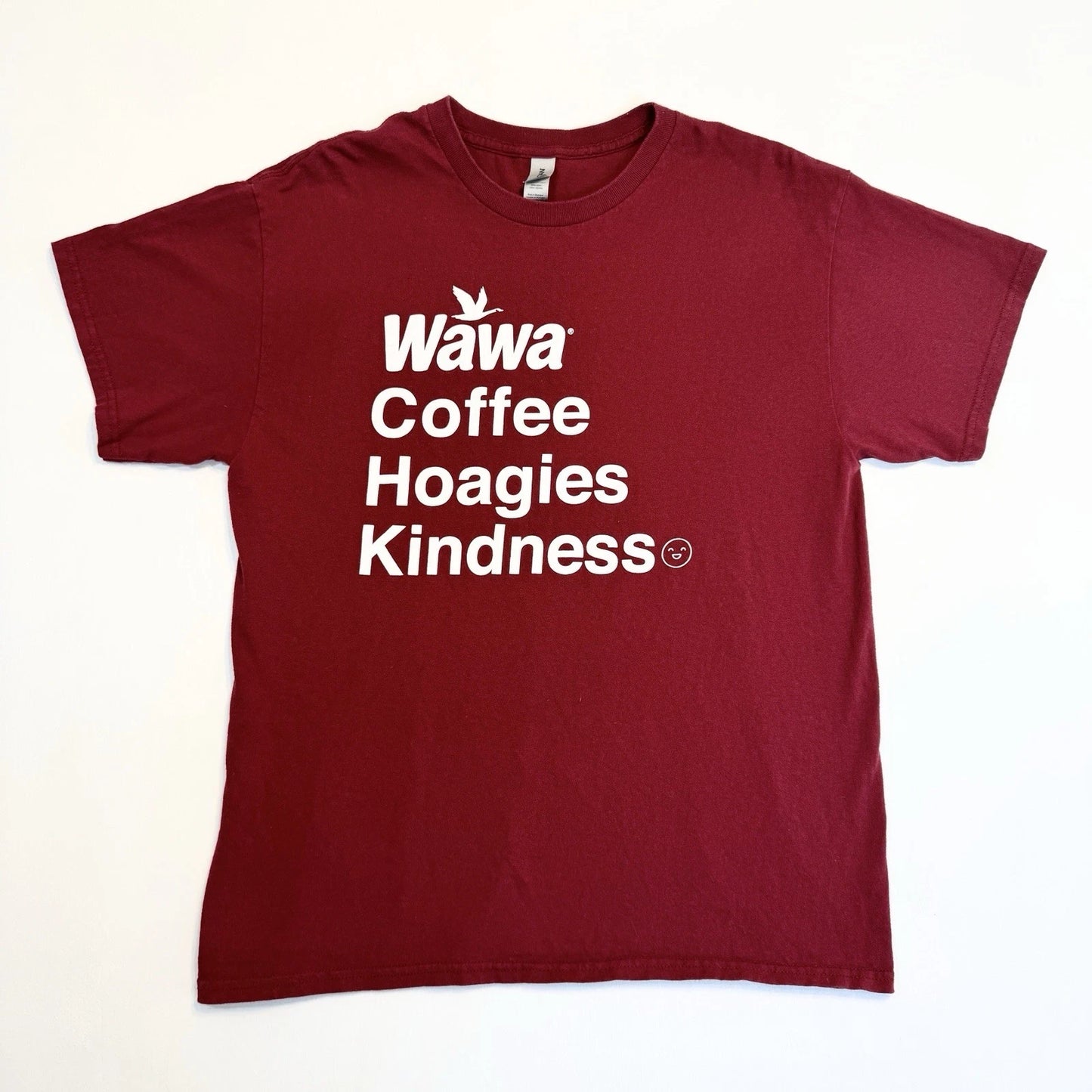 Wawa Coffee Hoagies Kindness Red Graphic T Shirt Adult Large