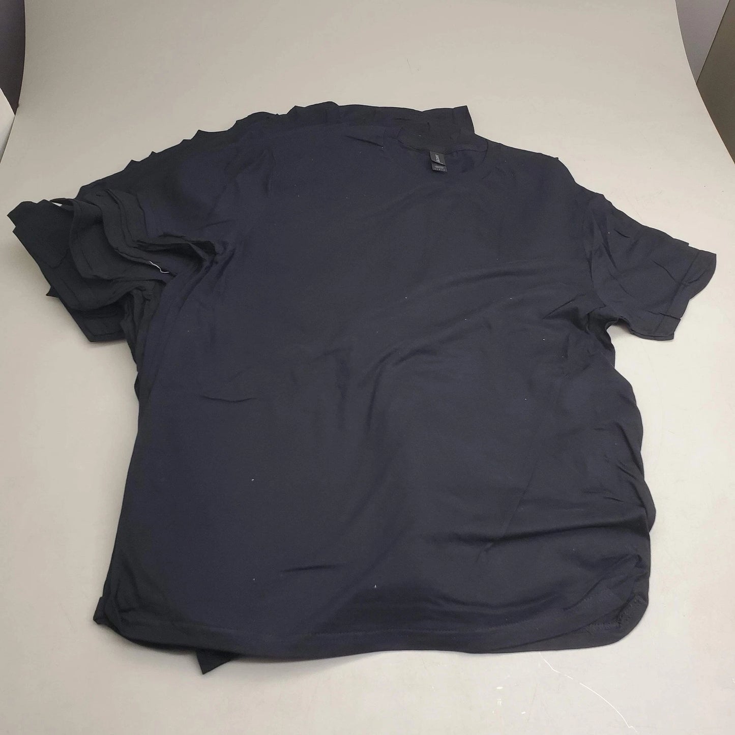 GILDAN (12 Pack) Soft Style Plain Tees Neck Short Sleave 100% Cotton Large Black