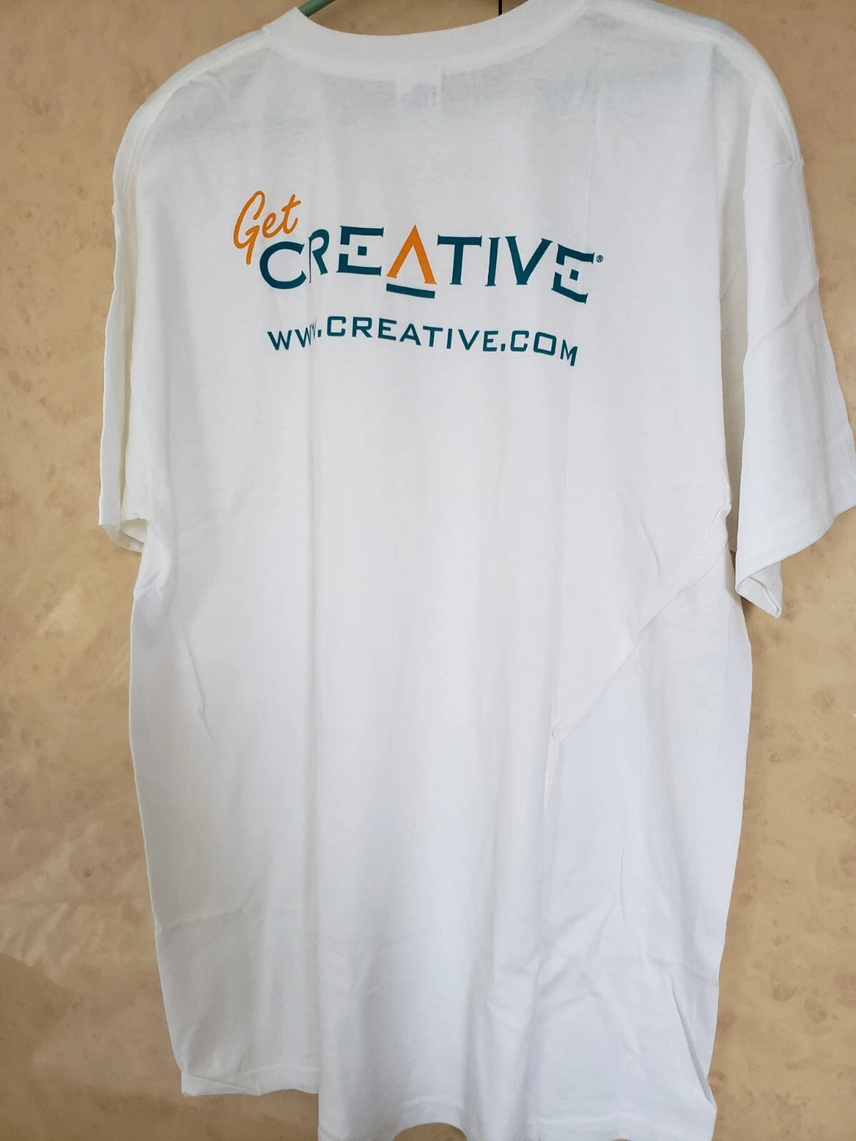 Vintage "Get CREATIVE" Promo T-shirt White Adult XL