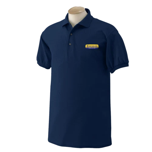 New Holland Mens Navy Polo Shirt NHA1055