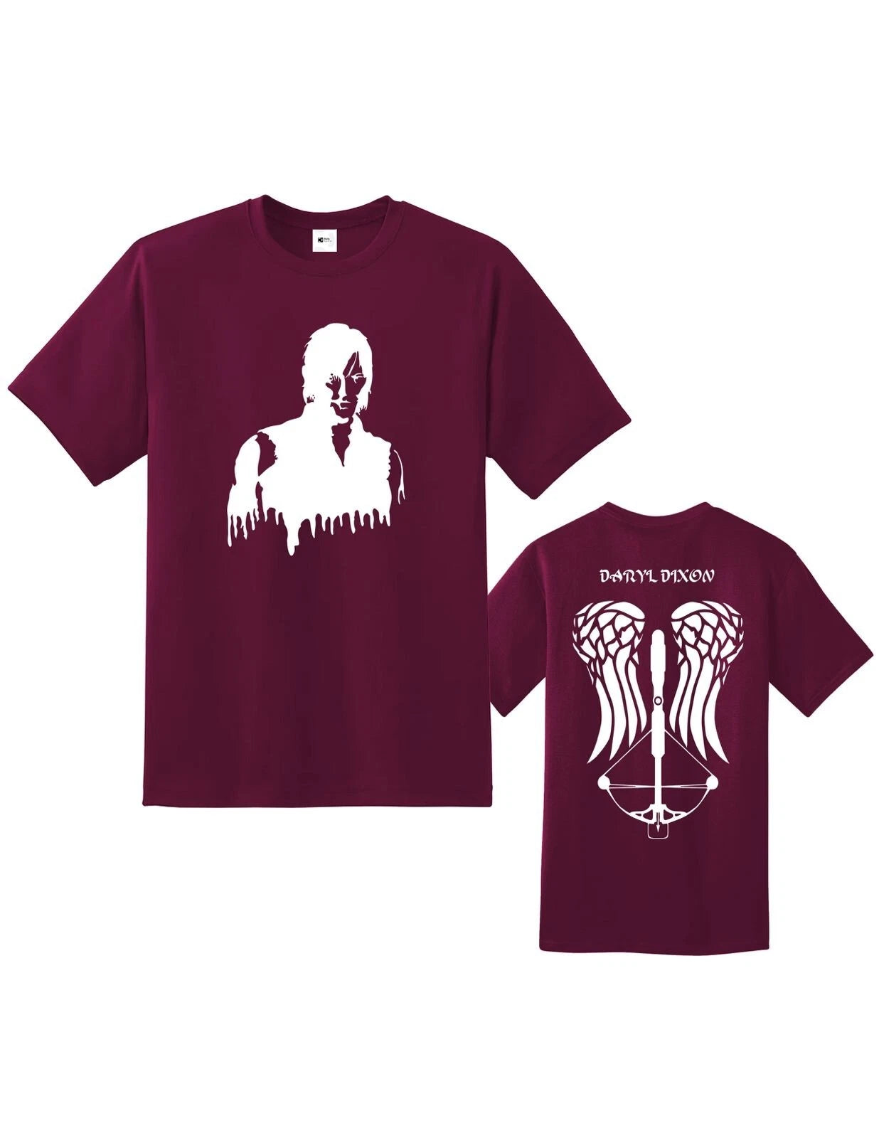 Walking Dead Mens T-Shirt Daryl Dixon Tshirt Quality Printed Unisex T-Shirt