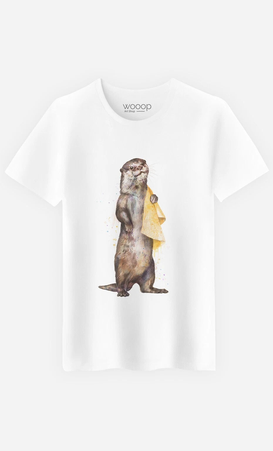 Men's Short Sleeve T-Shirt White, OTTER
