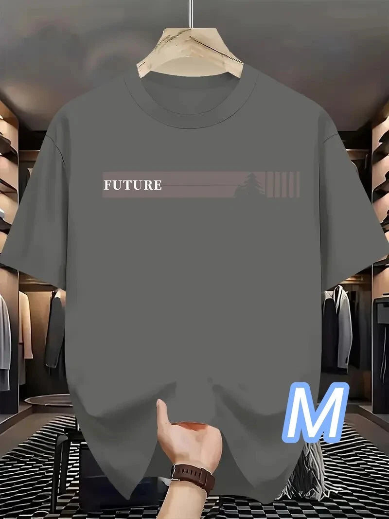 Dry T Light Gray Size M Future Quick drying breathable material Size Simple T