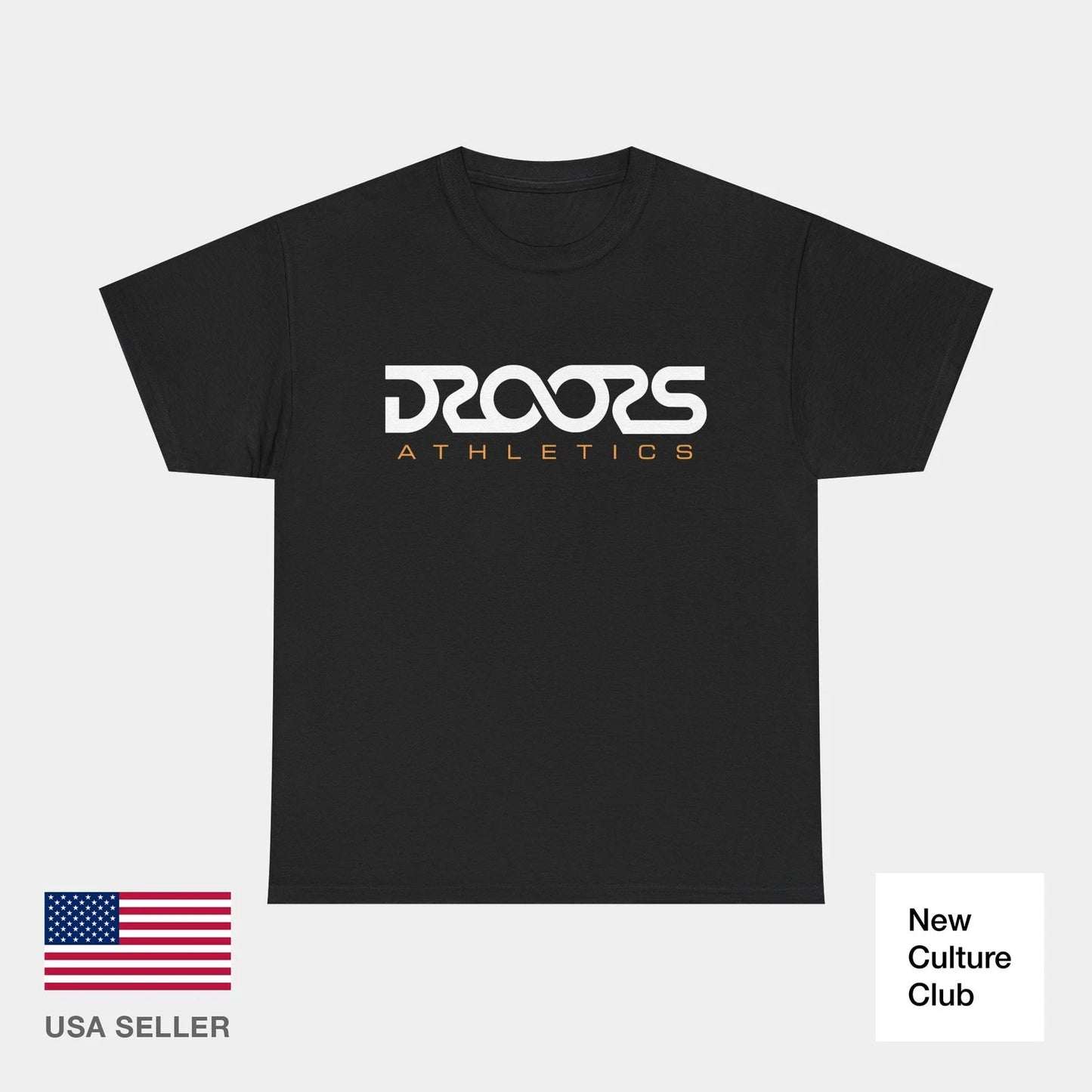 Droors Athletics Infinity 90s Skateboard White Gold Elements Classic T-Shirt