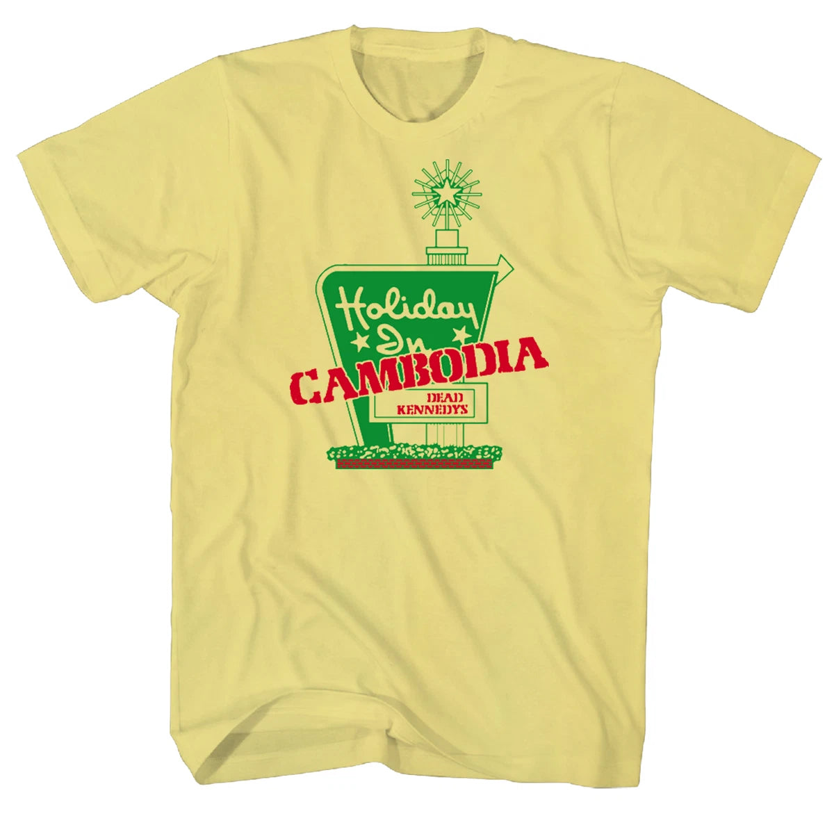 Dead Kennedys YELLOW Hotel Cambodia T-Shirt New