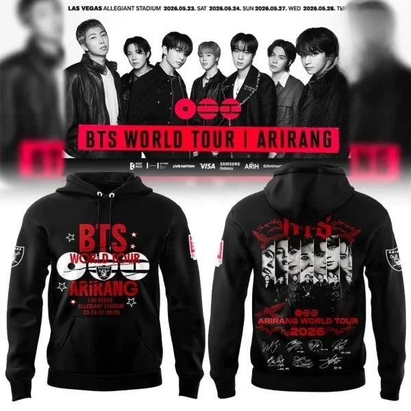 Raiders Arirang World Tour 2026 Edition Hoodie