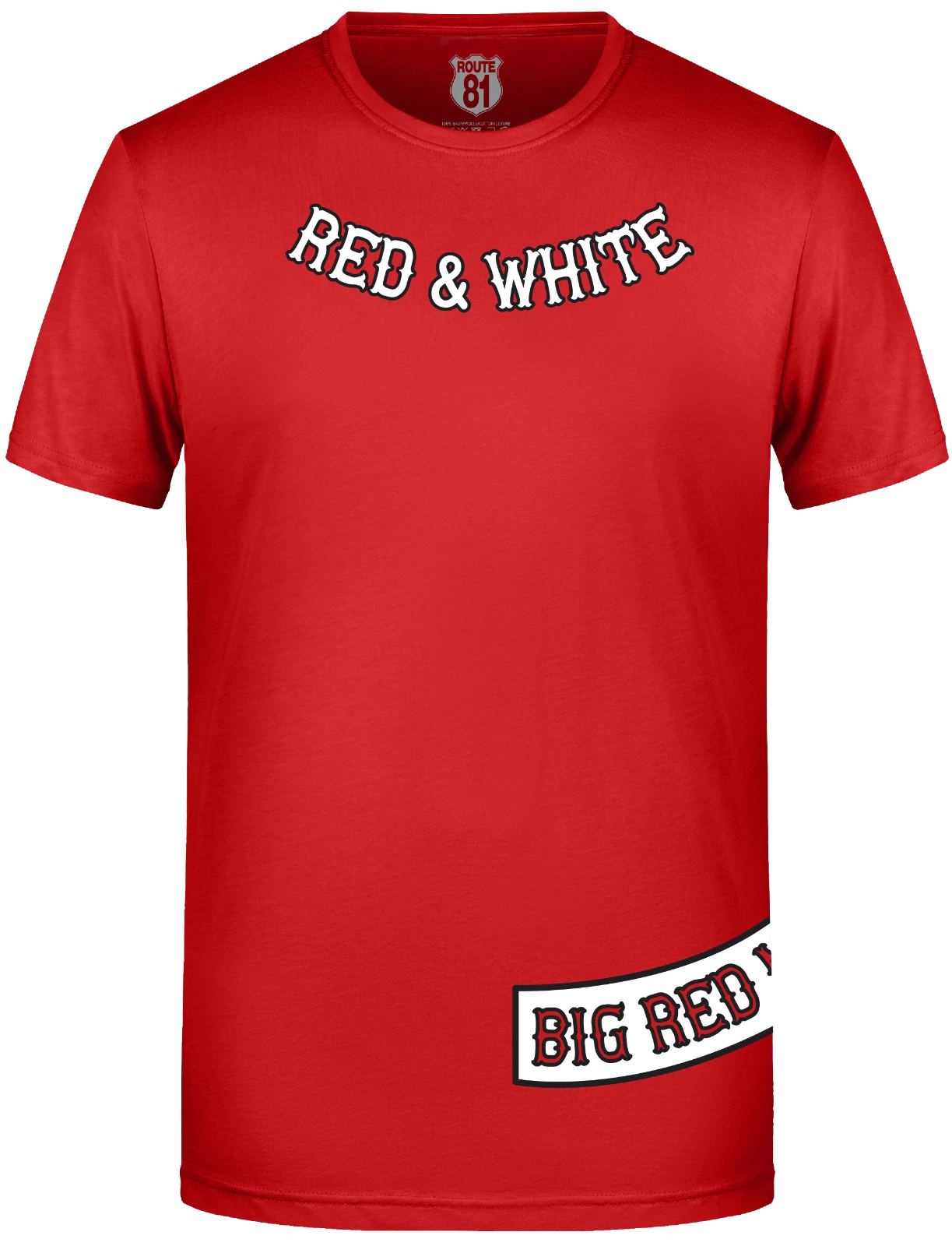 New Hells Angels Support 81 Big Red Machine T-Shirt World Siderocker Red