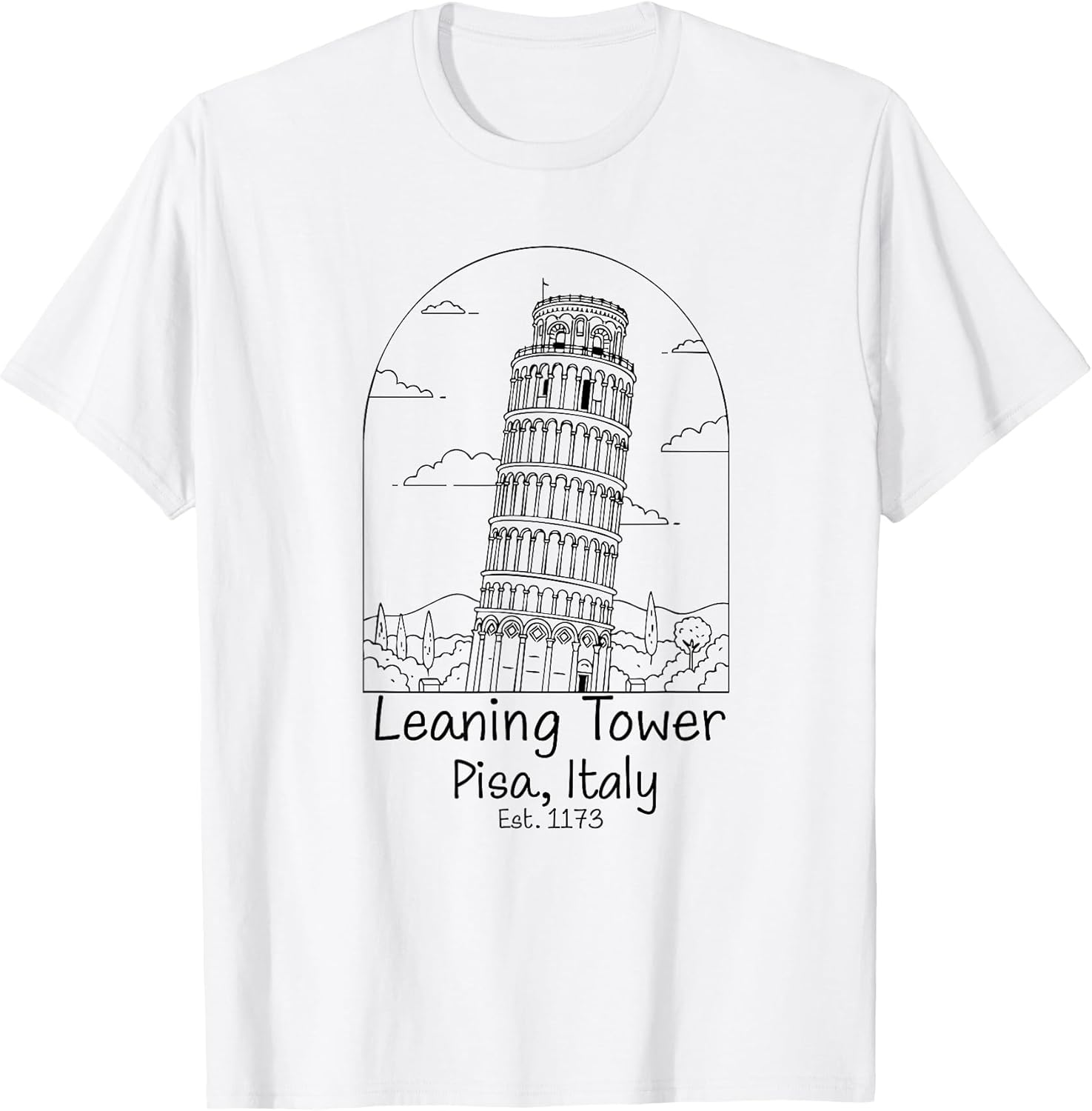 Learning tower of pisa Italy Merch