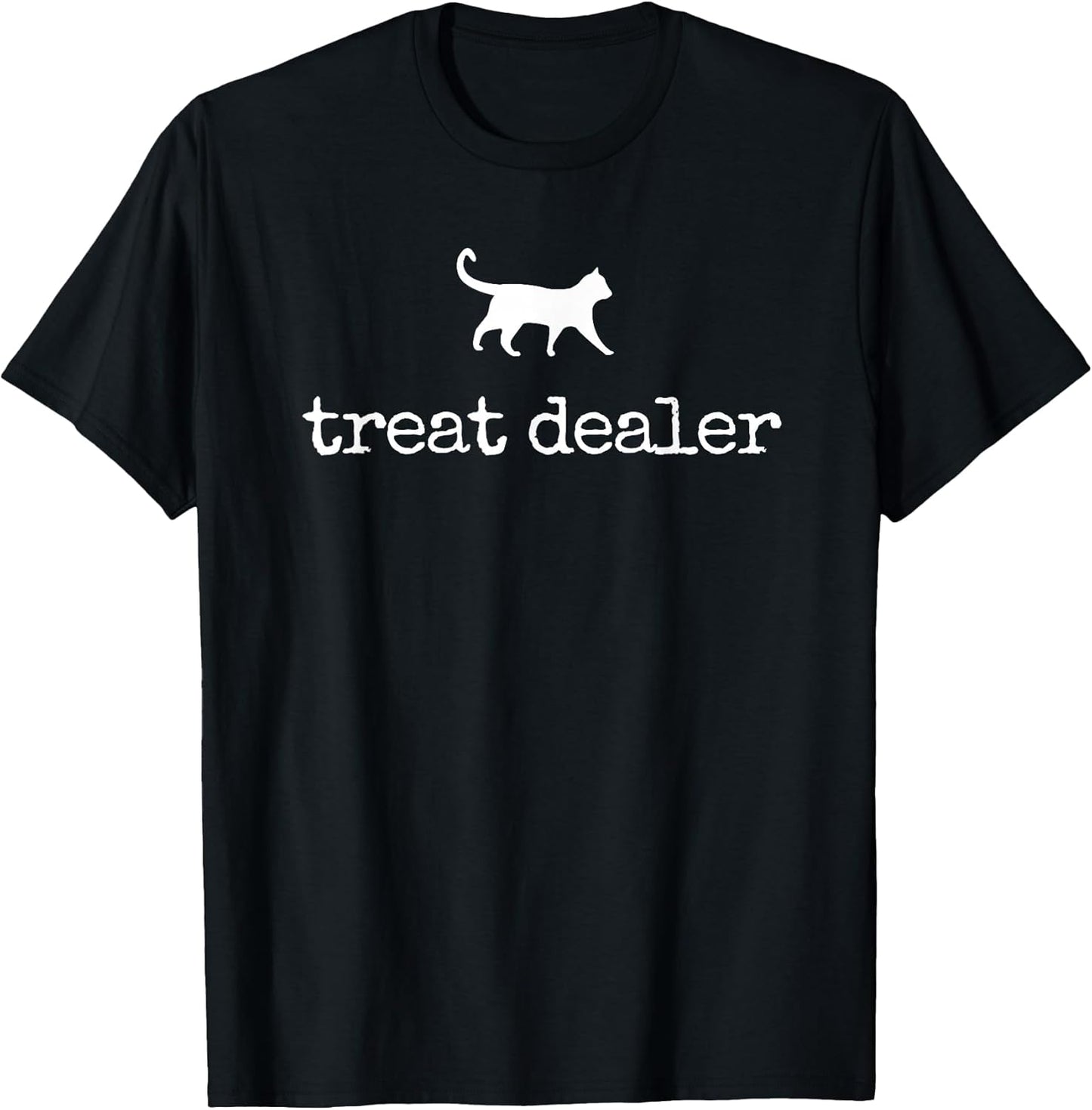 Cat Treat Dealer Cat Owner Cat Treats Vintage Cat Lover T-Shirt