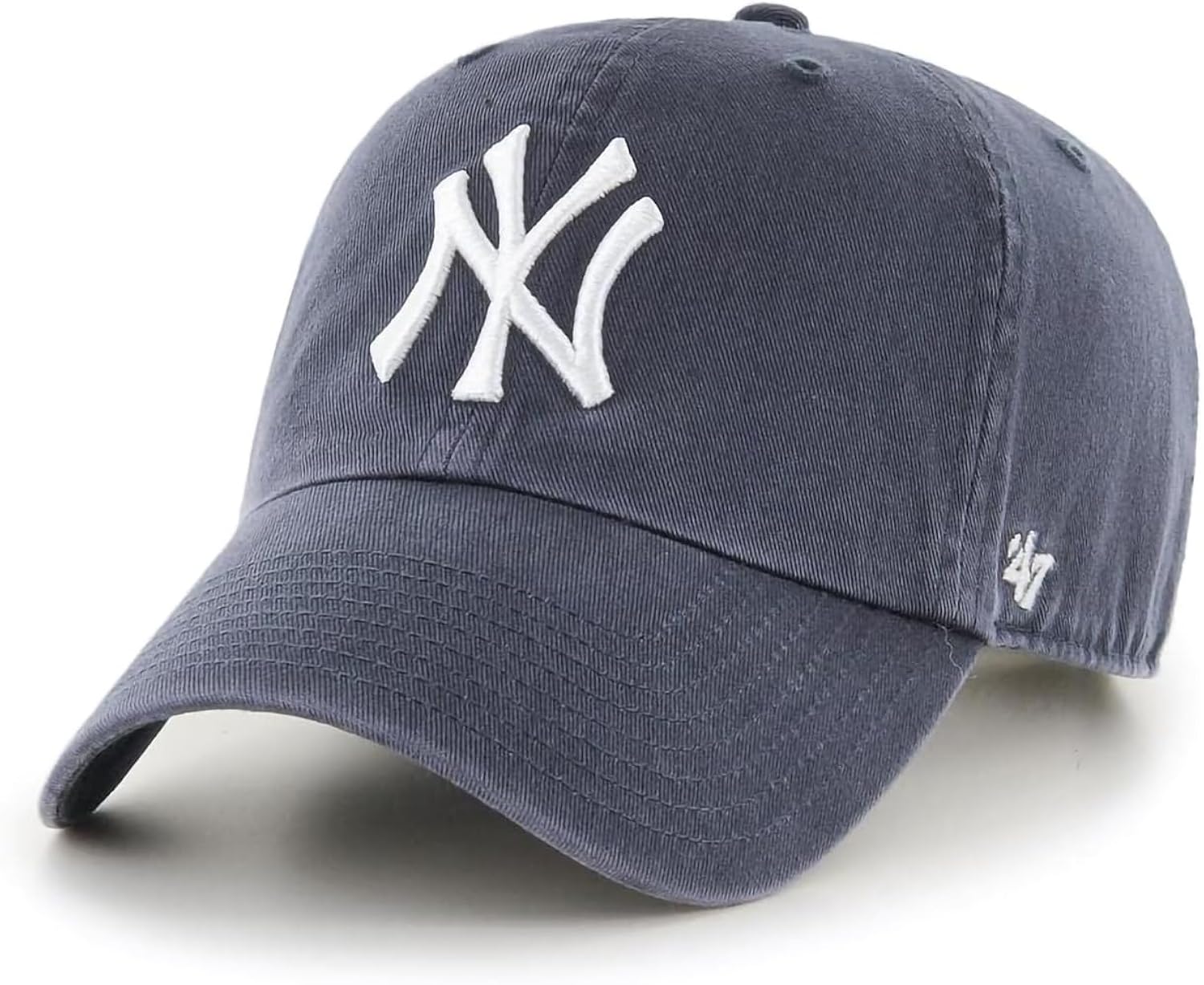 Brand MLB Primary Logo Clean Up Adjustable Baseball Cap Hat, Adult