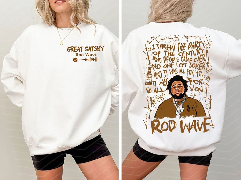 Rod Wave Nostalgia Rod Wave Great Gatsby sweatshirt