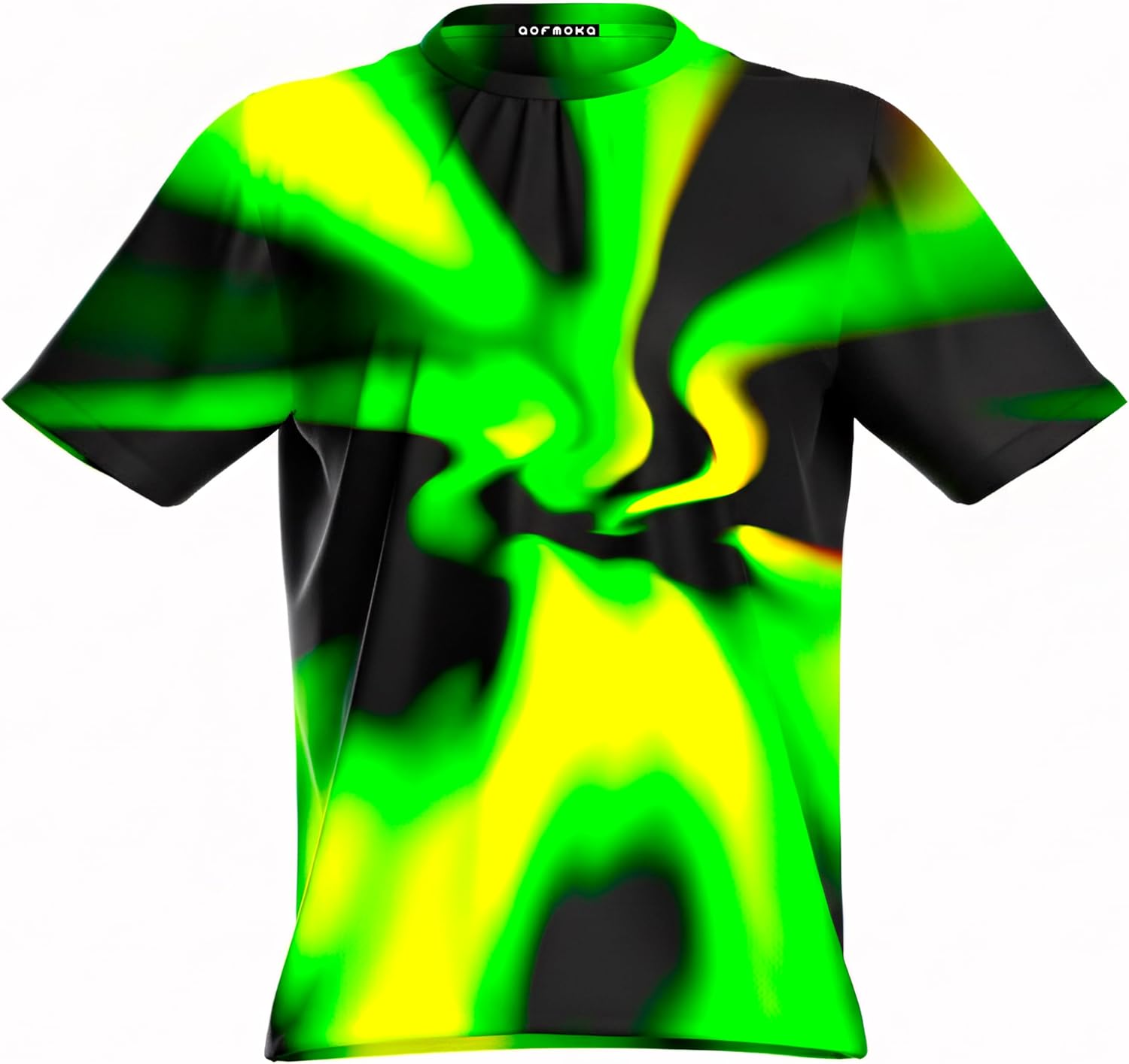 Neon T-Shirt Party Splatter Glow Blacklight UV Reactive Rave Handmade Art Tee Sport Top Workout Shirt Women Unisex Men Design
