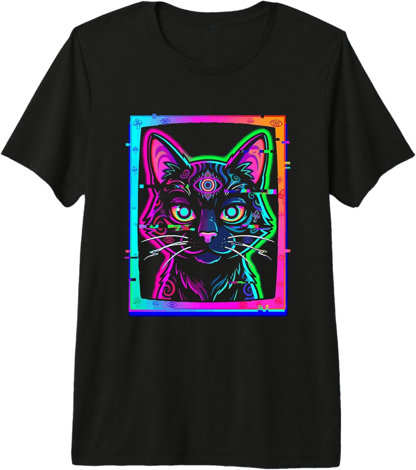 Psychedelic Mushrooms PLUR EDC Tees Tops Men Women