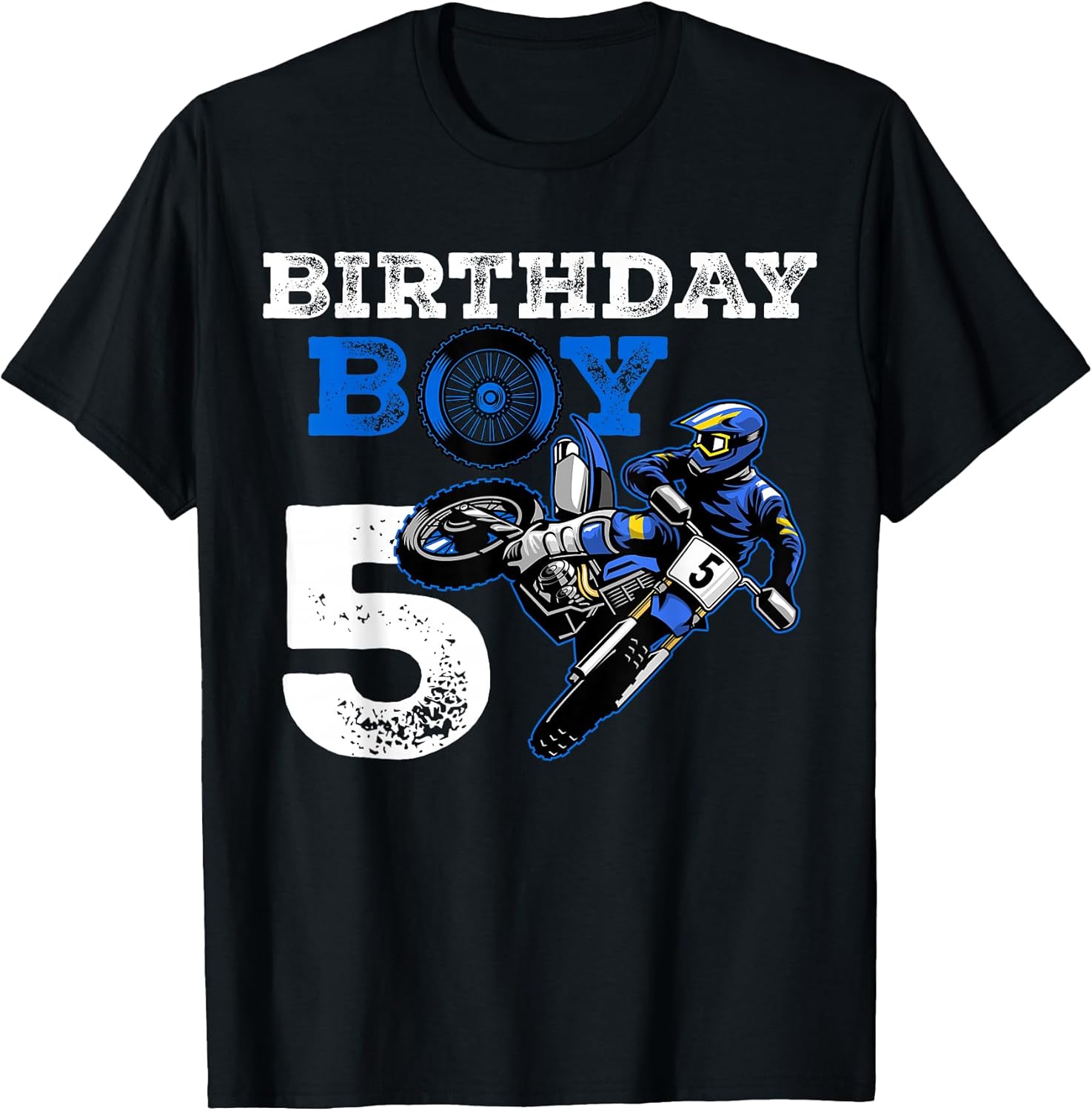 5th Birthday Motocross Mx Dirt Bike 5 Year Old