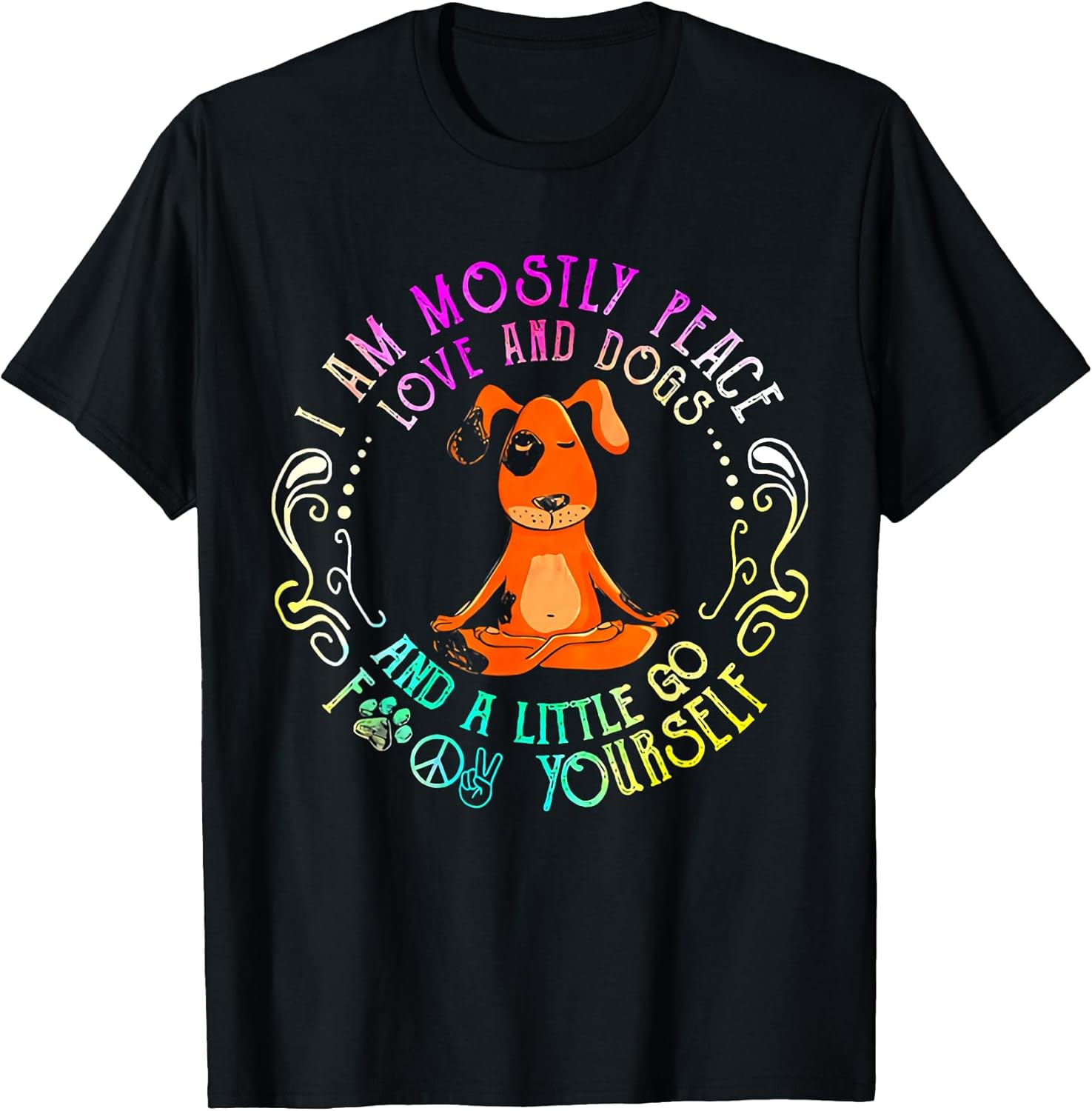 Love Hippie Yoga And Dogs Gift Ideas