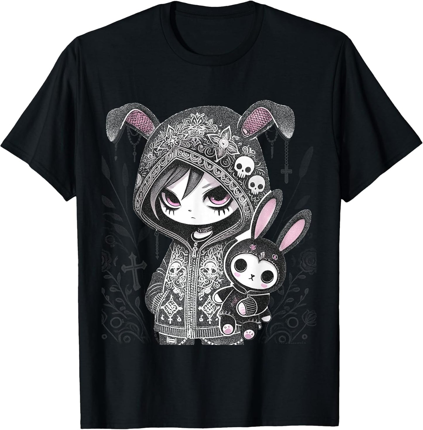 Kawaii Goth Bunny Anime Girl E-Girl Aesthetic Co.