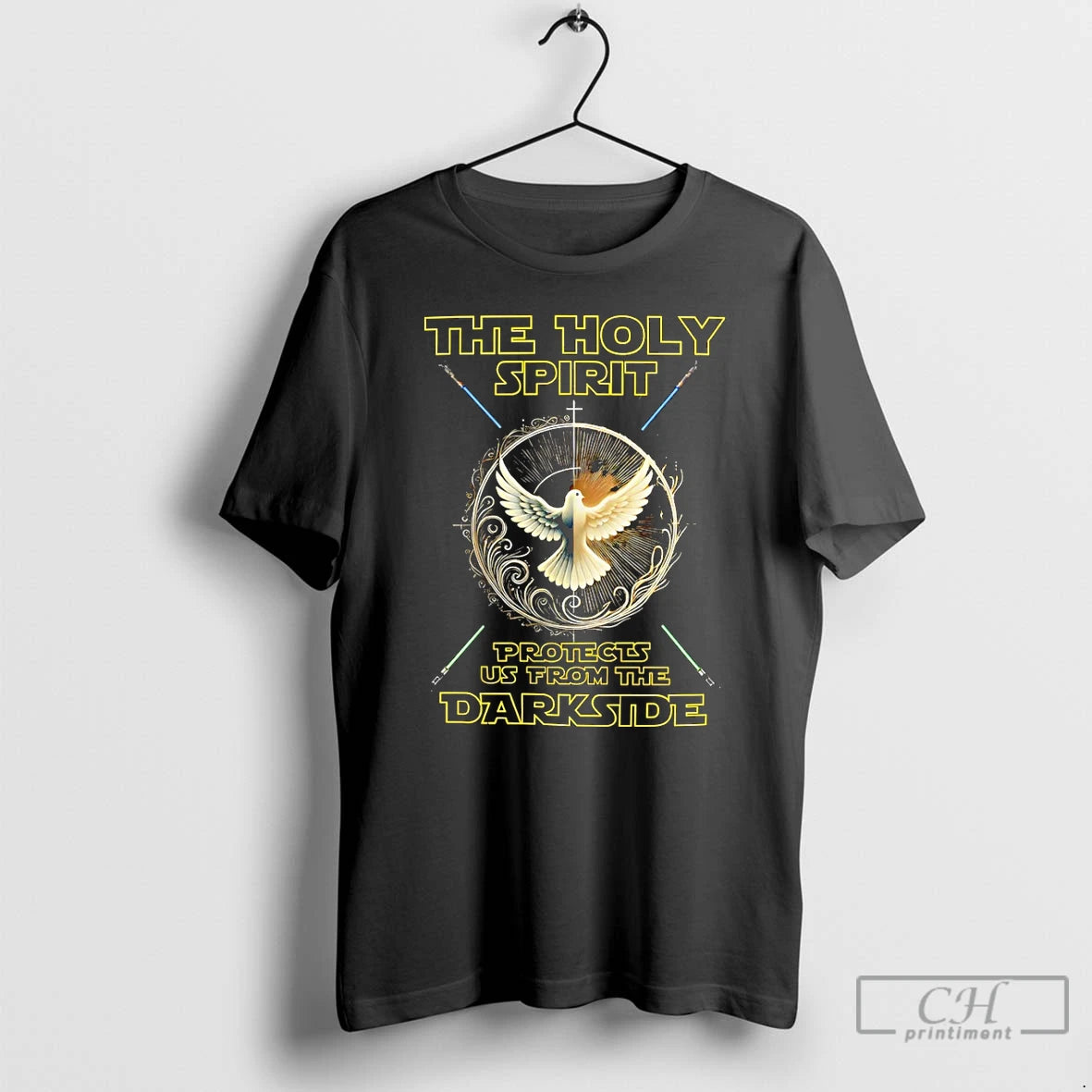 Premium The Holy Spirit Protects Us From The Darkside Funny Christian