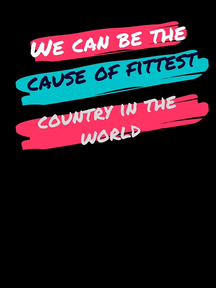 Fittest country/Healthy lifestyle design by H coholic