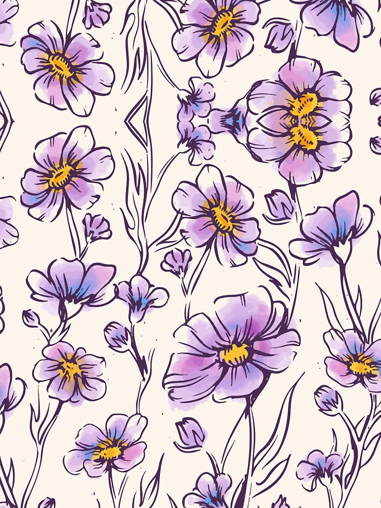 purple flower by zaher97
