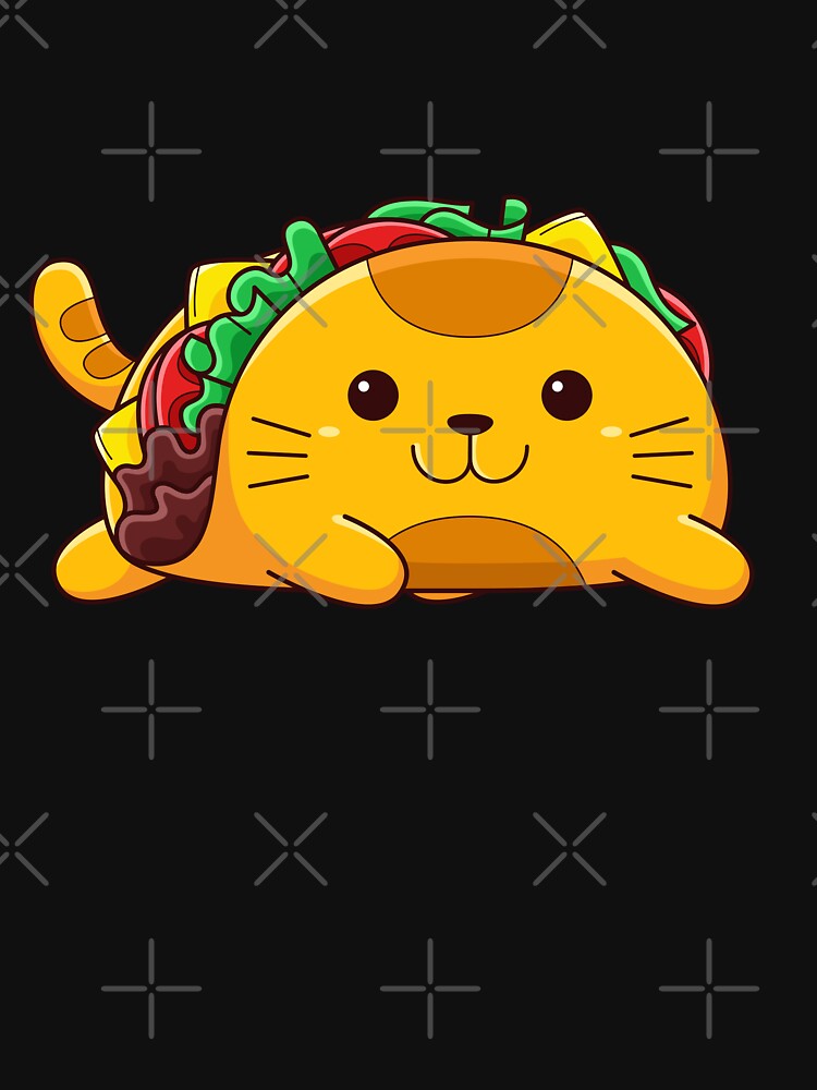 Yummy Kawaii Cat Taco by PosterpartyCo