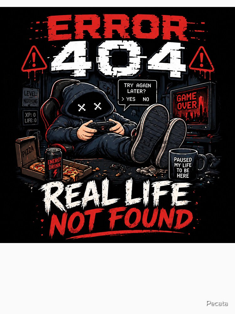 Error 404 Real life not found by Pecata