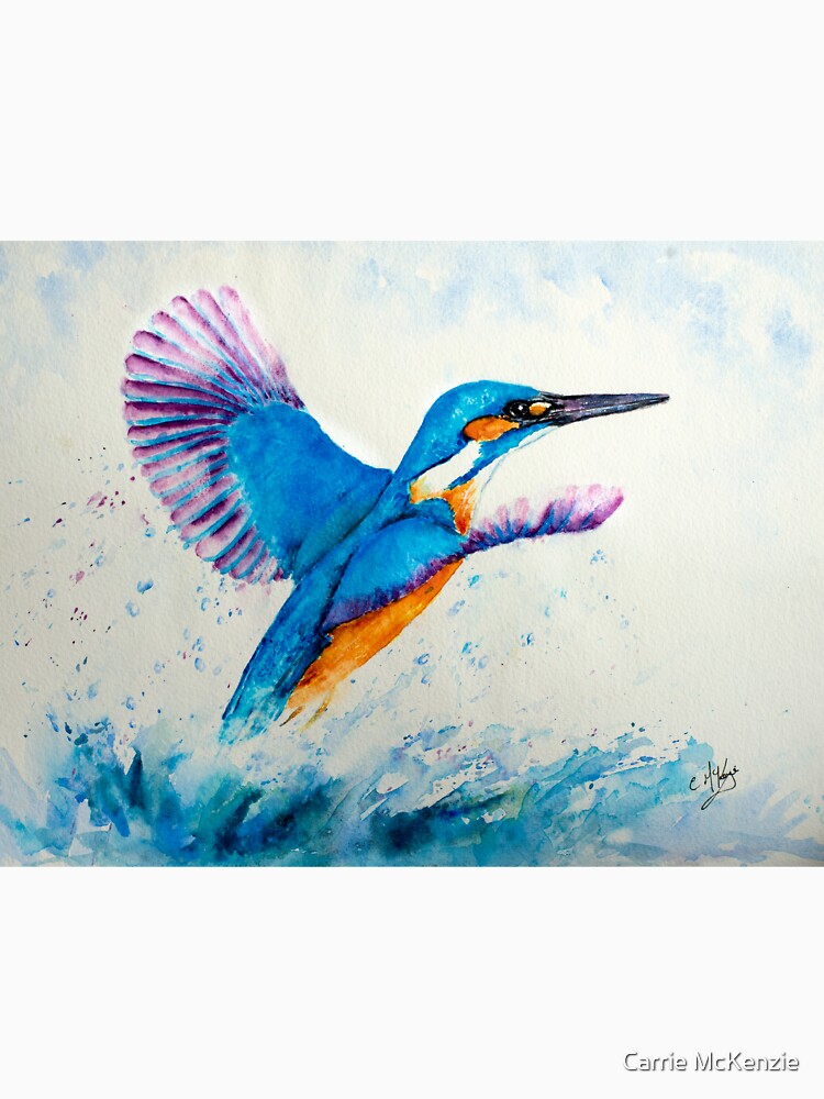 KINGFISHER SPLASH by carriemckenzie