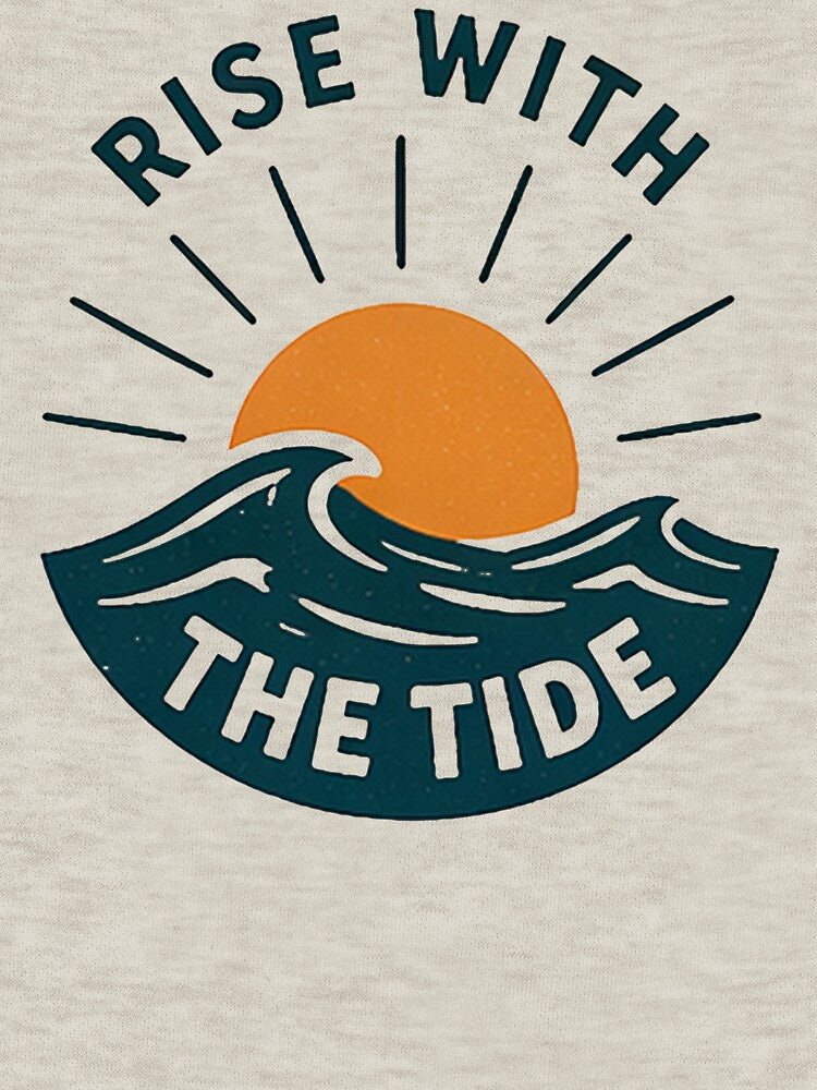 Rise With The Tide Sunrise Waves by Bronse Wear