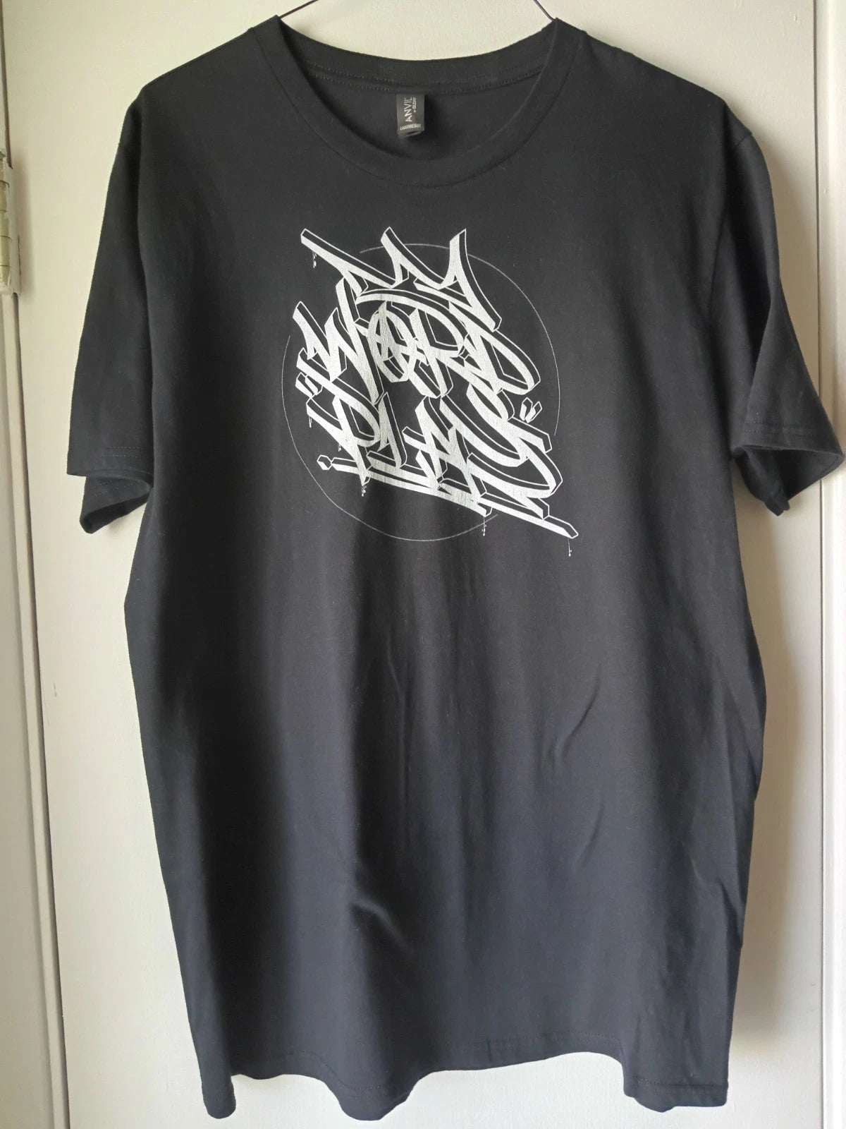 Hip Hop Wild-style  "Word Play" Crown Streetwear Large Tee