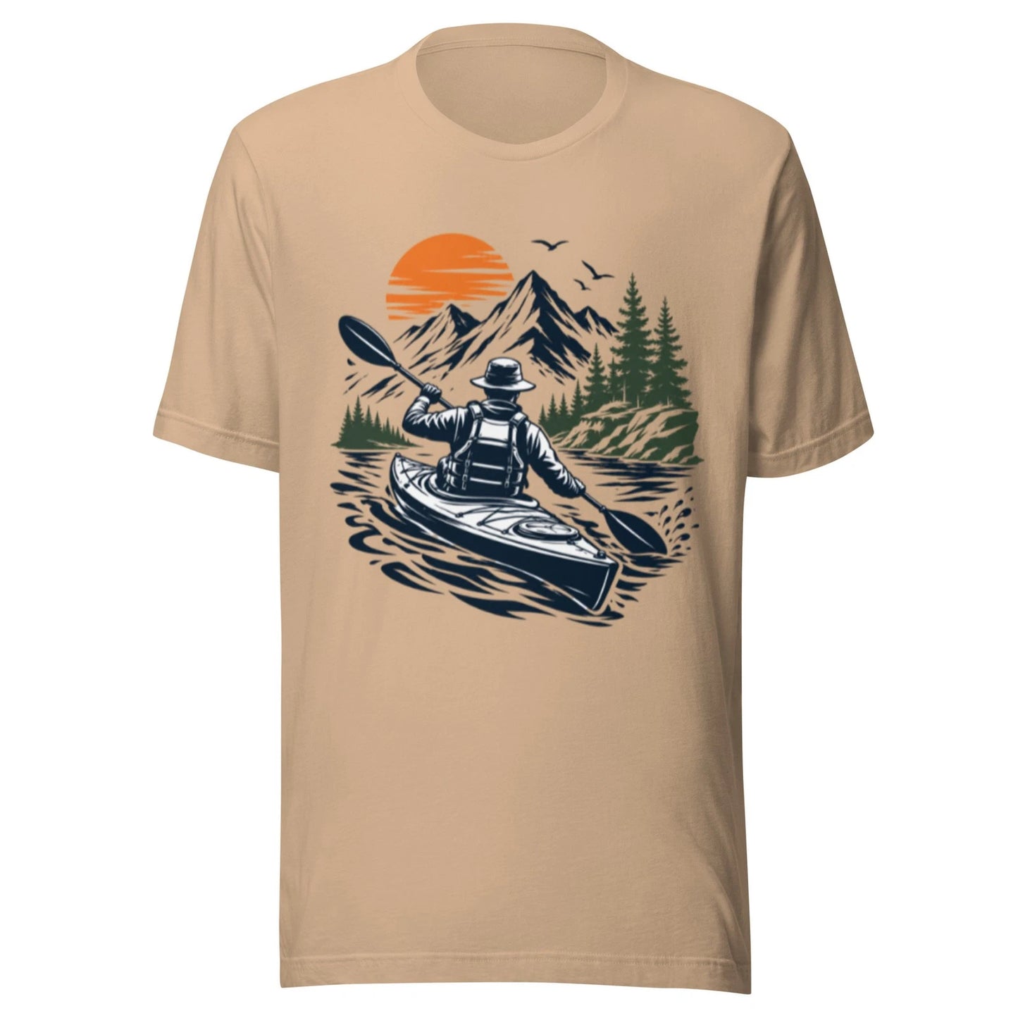 Kajak T-Shirt Herren Outdoor Abenteuer