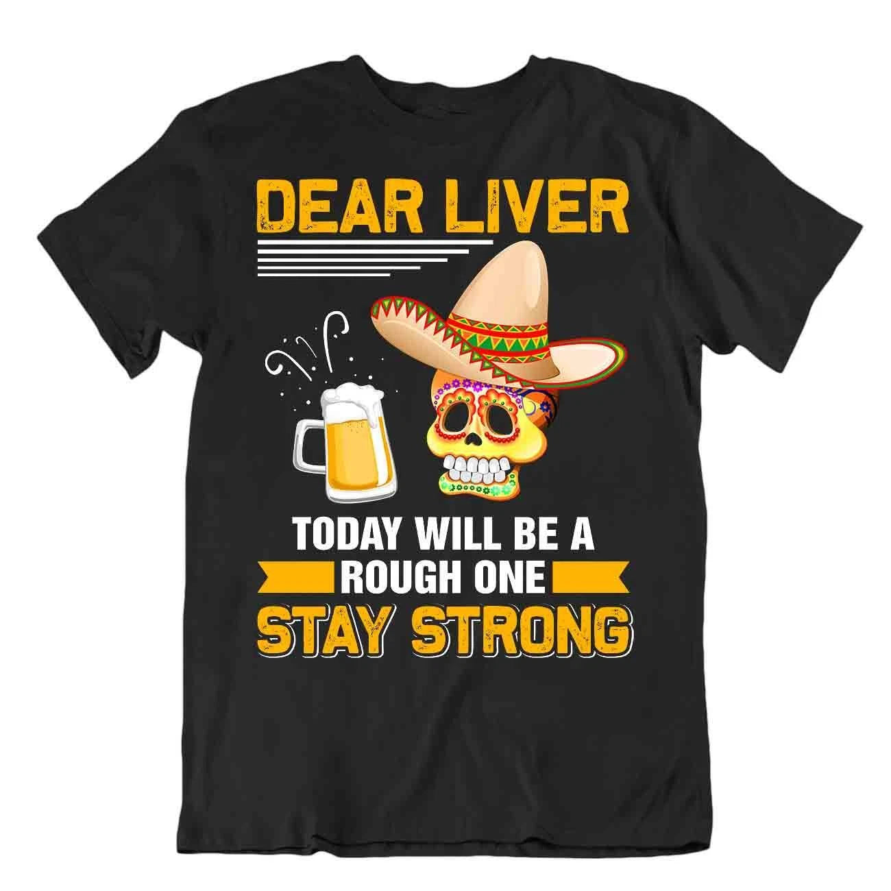 Dear Liver Beer Drinking T-Shirt Funny Joke Tee Unique Premium Beer Shirt