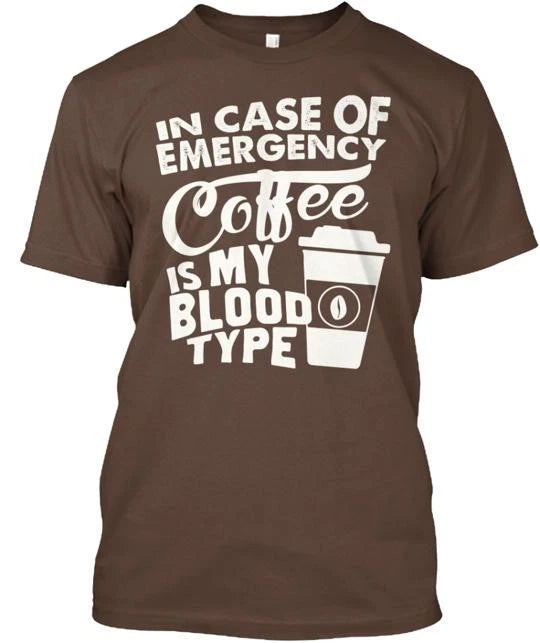 Coffee T-Shirt Made in the USA Size S to 5XL