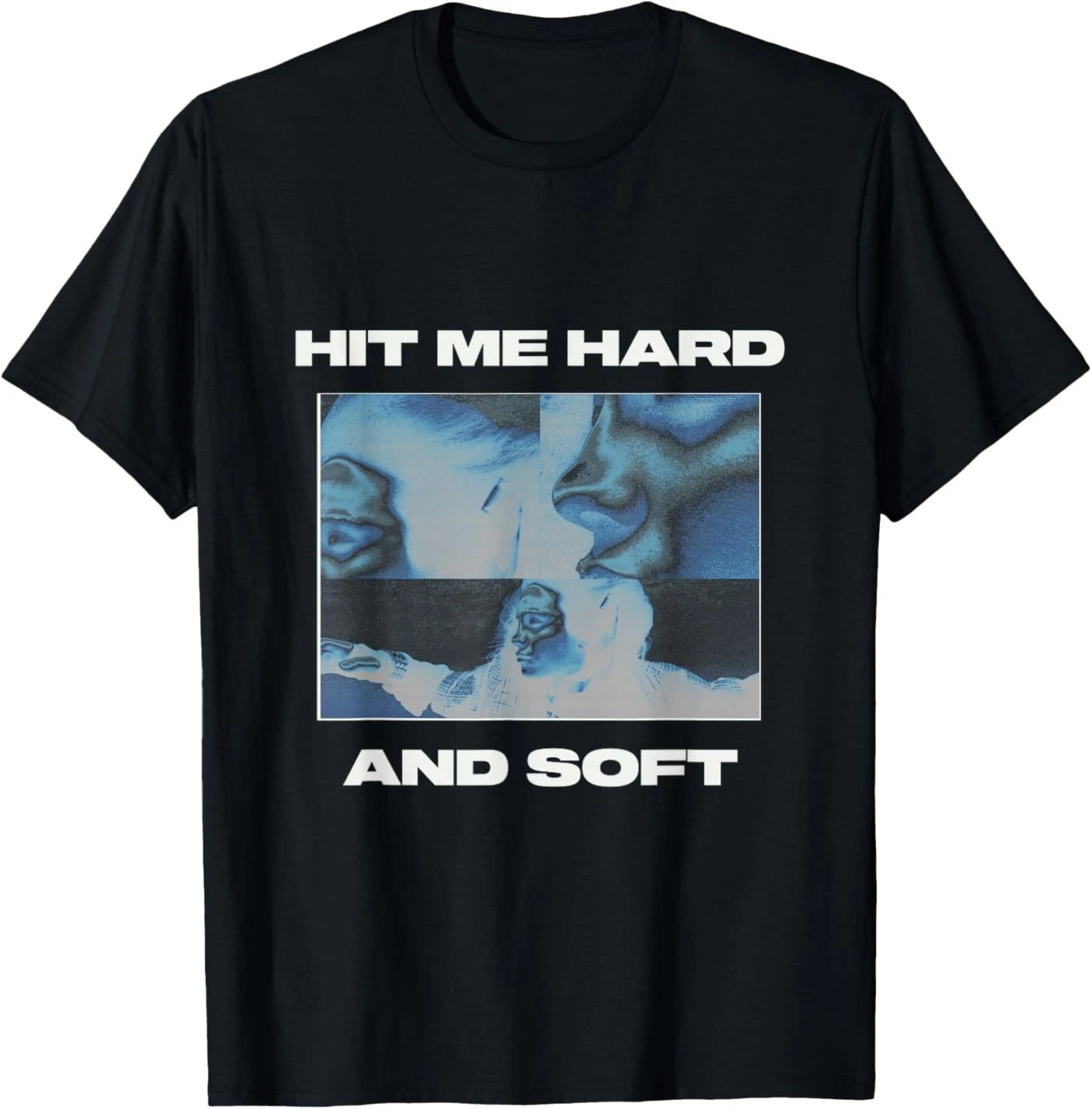 Official Billie Eilish HIT ME Hard and Soft Inverted Black T-Shirt