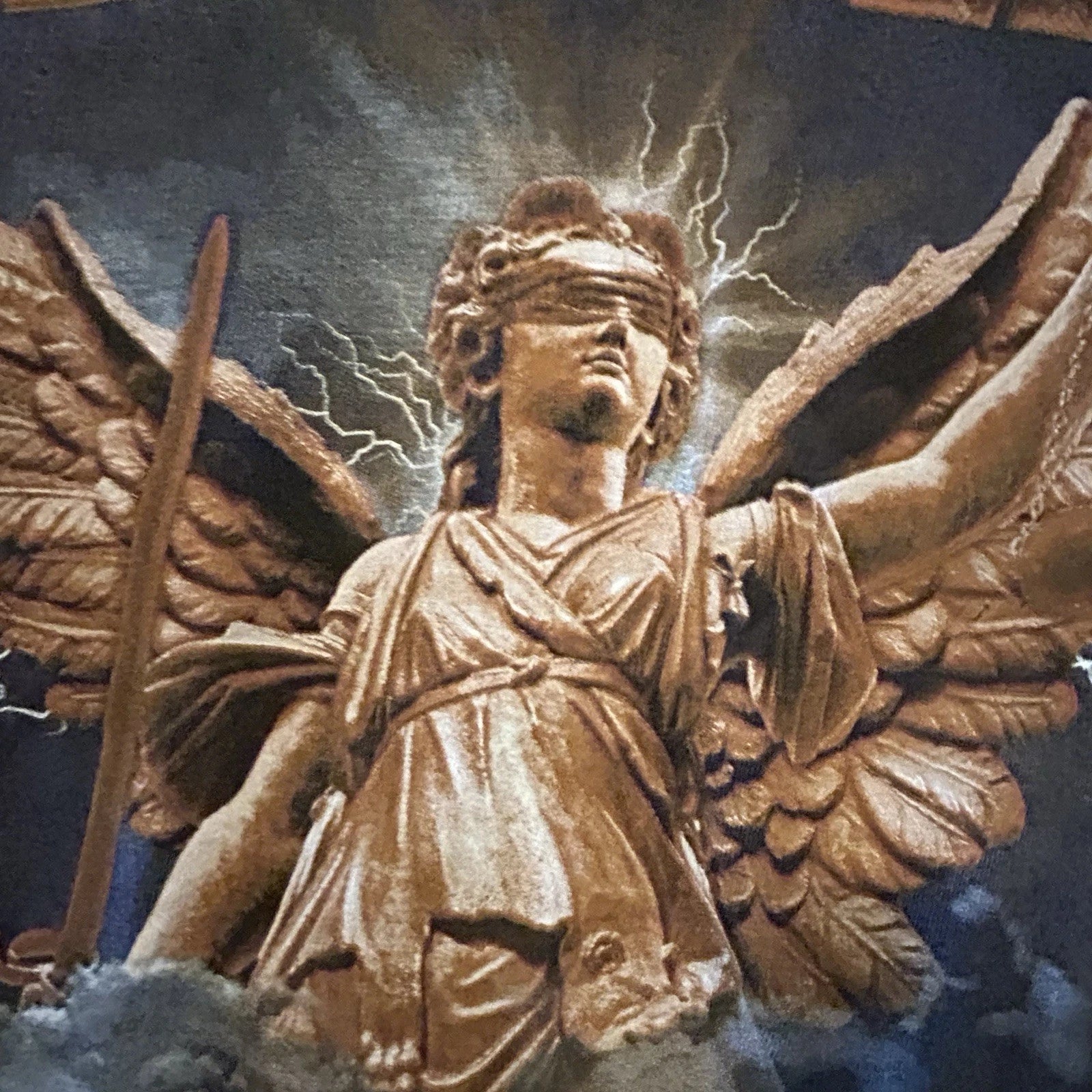 Mentality brand Angel of Ambition graphic t-shirt Greek God XL mythology