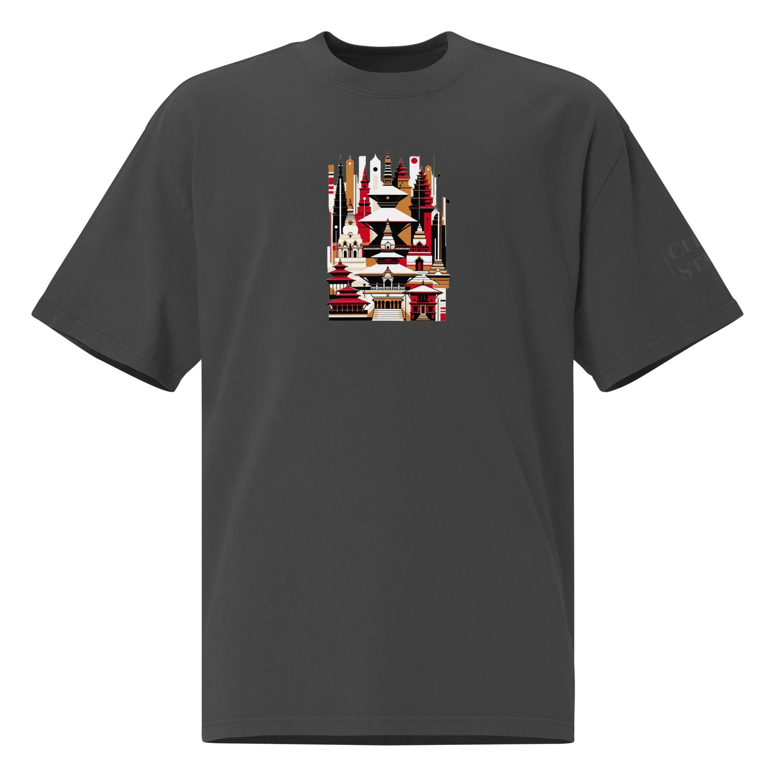 Oversized faded t-shirt (NEPAL)