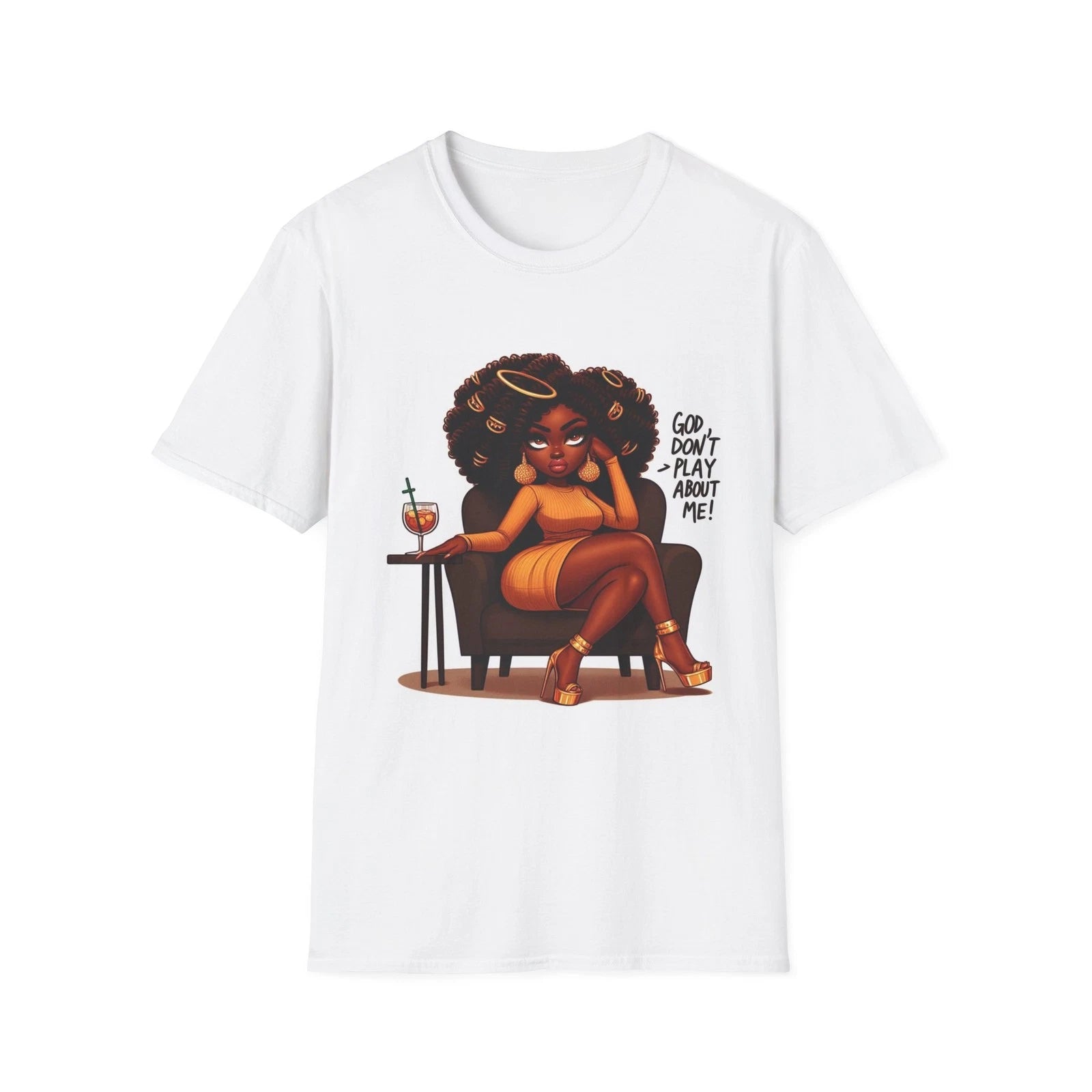 Chic Afrocentric Graphic Tee, Stylish T-Shirt for Black Culture, Gift for [...]