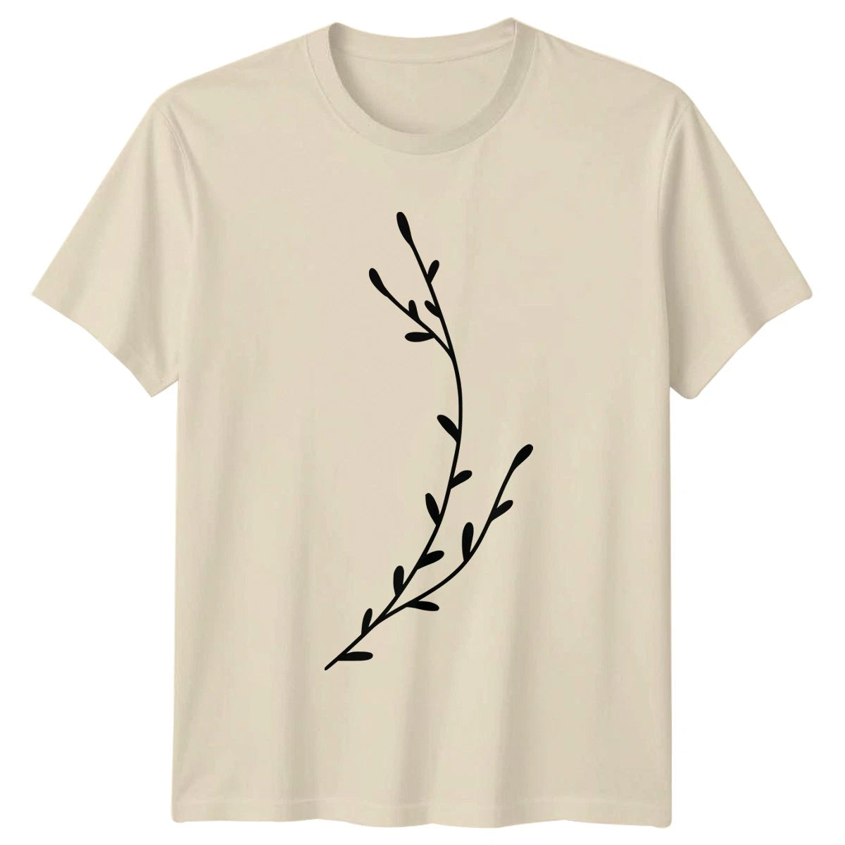 Minimalist Botanical Nature Lover T-Shirt Minimalist Art Nature