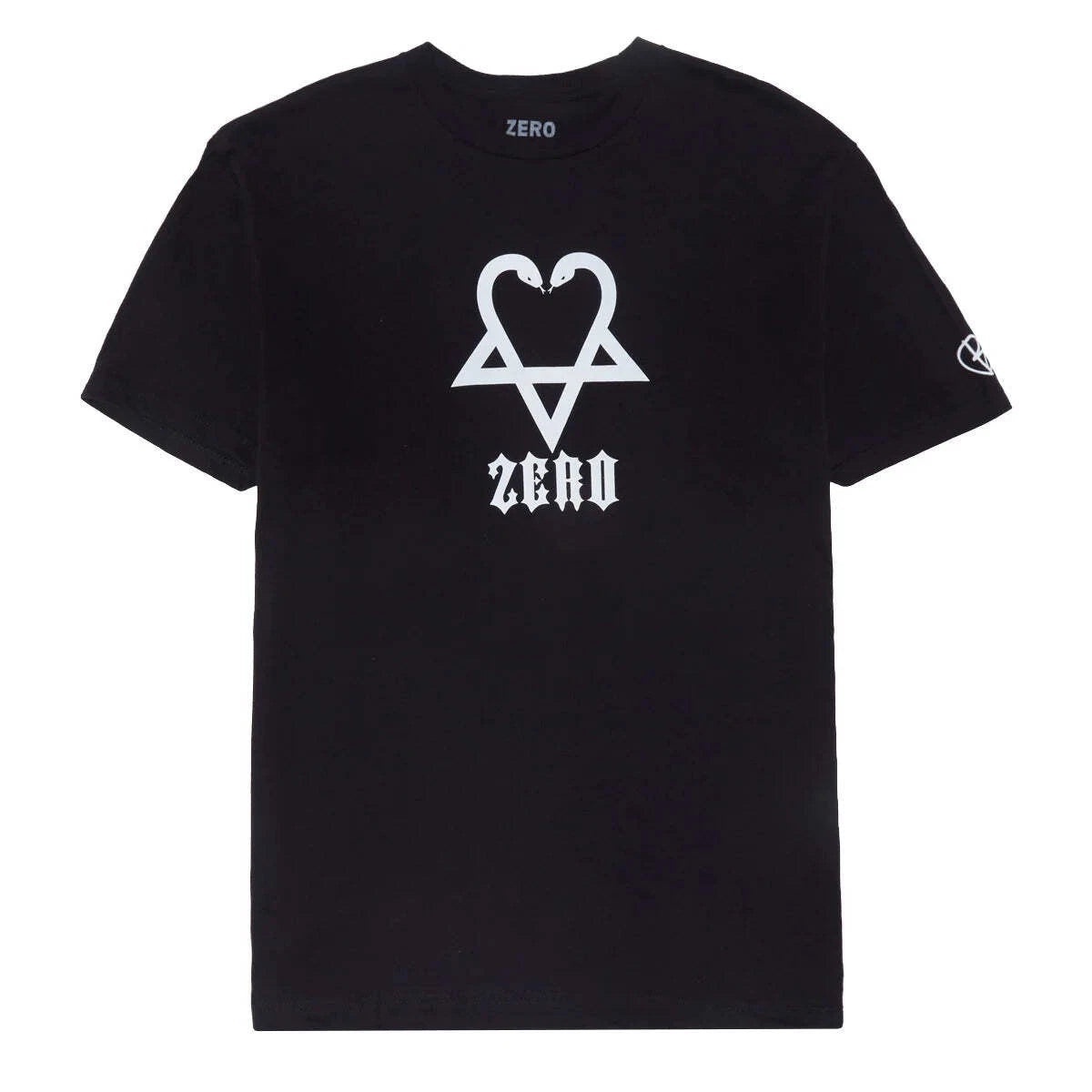 Zero Bam Snake-A-Gram Tee Black Skateboard Mens