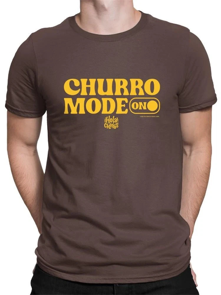 Churro Mode On Bold Retro Design Men's T-shirt