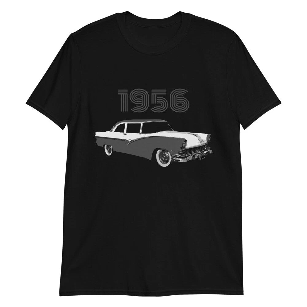 1956 Ford Fairlane Antique Car Short-Sleeve T-Shirt