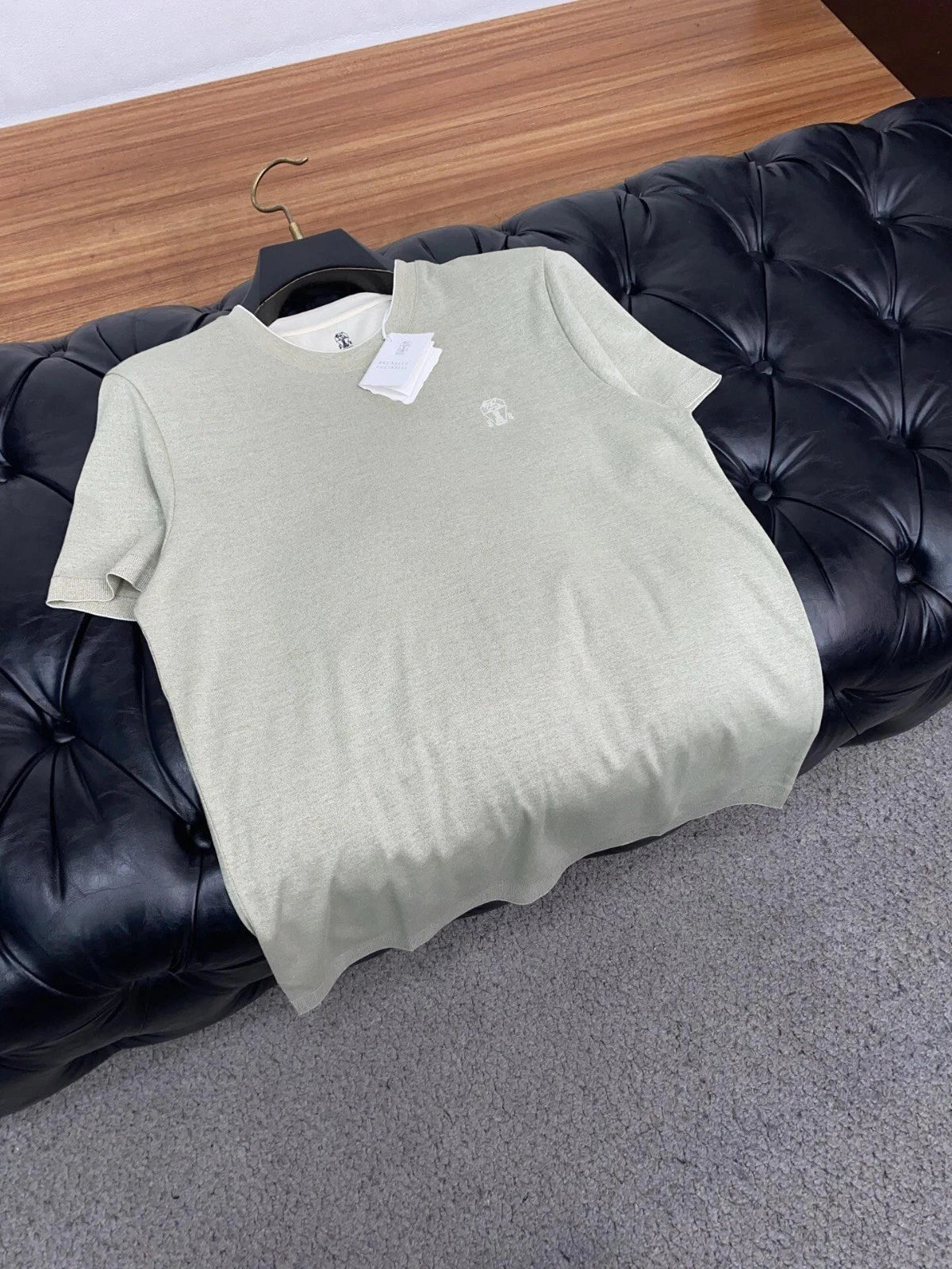 Brunello Cucinelli Classic Men's Soft Crew-Neck Short-Sleeve T-Shirt